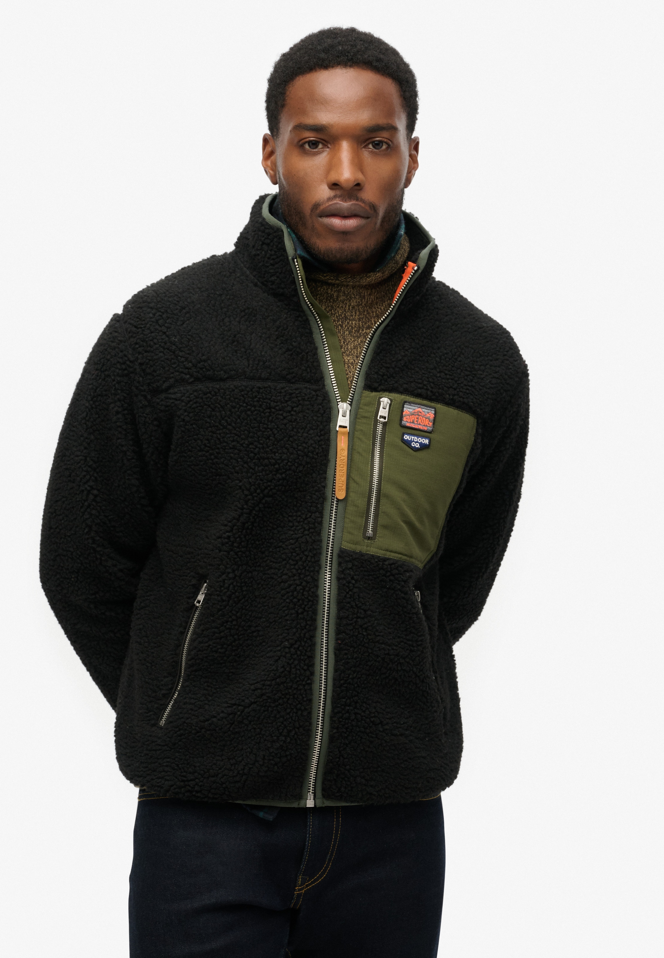 Superdry Kapuzensweatjacke "VINTAGE RETRO FULL ZIP FLEECE" günstig online kaufen
