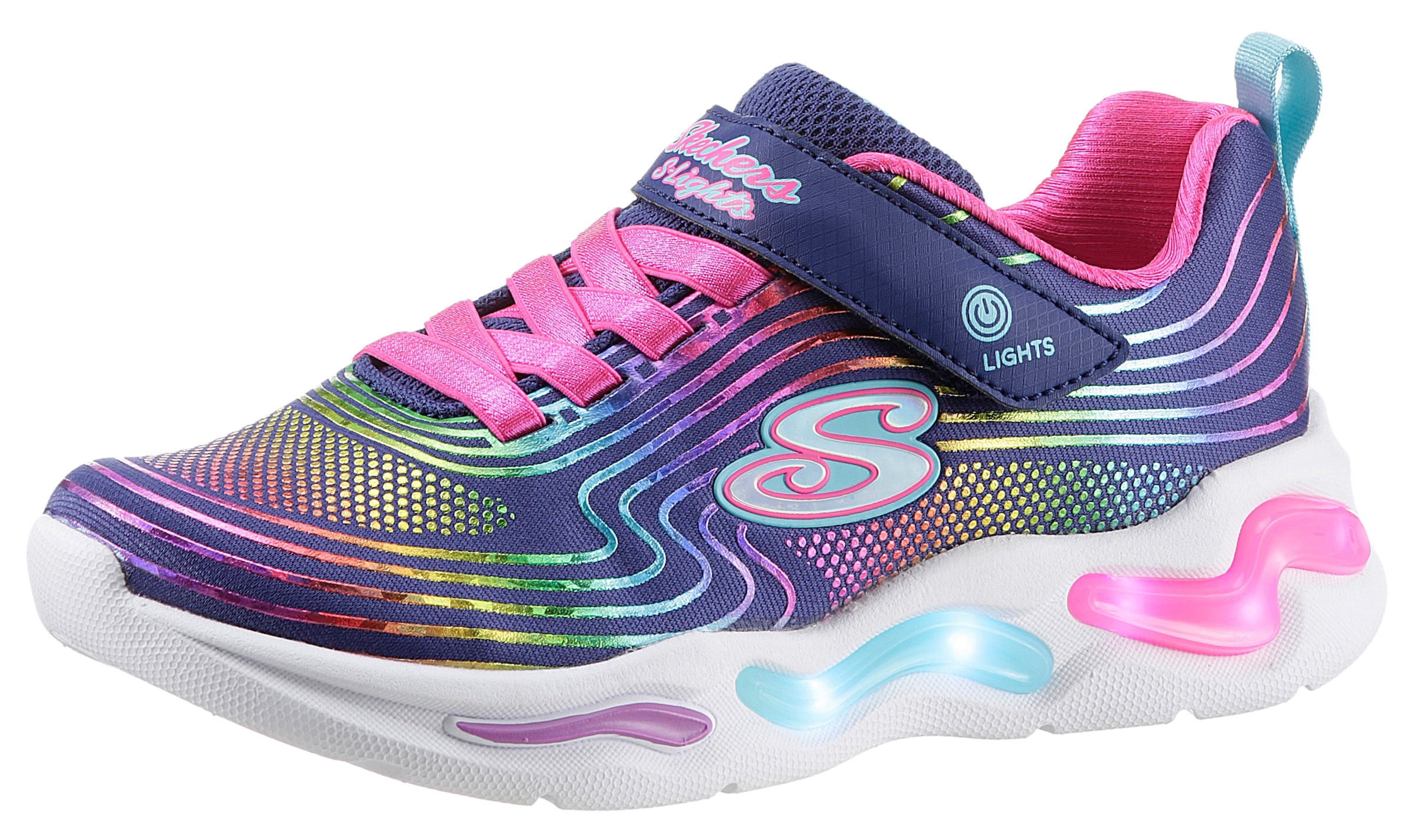 Skechers Kids Slip-On - Sohle SKECHERS mit »E | BAUR leuchtender Sneaker kaufen GIRLS«