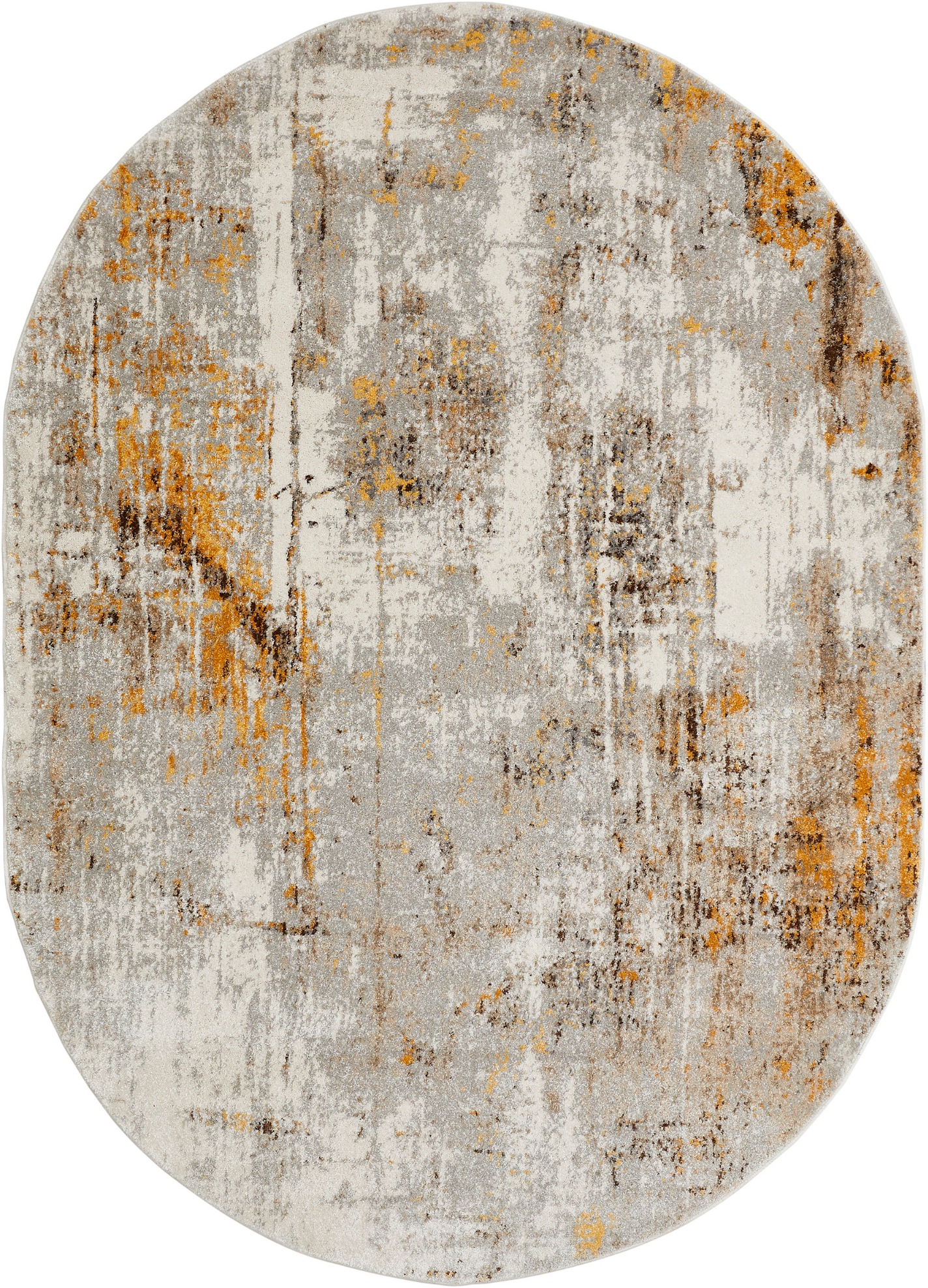 LUXOR living Teppich »Montreal«, oval, 12 mm Höhe, Kurzflor, modernes Design, Wohnzimmer, Schlafzimmer