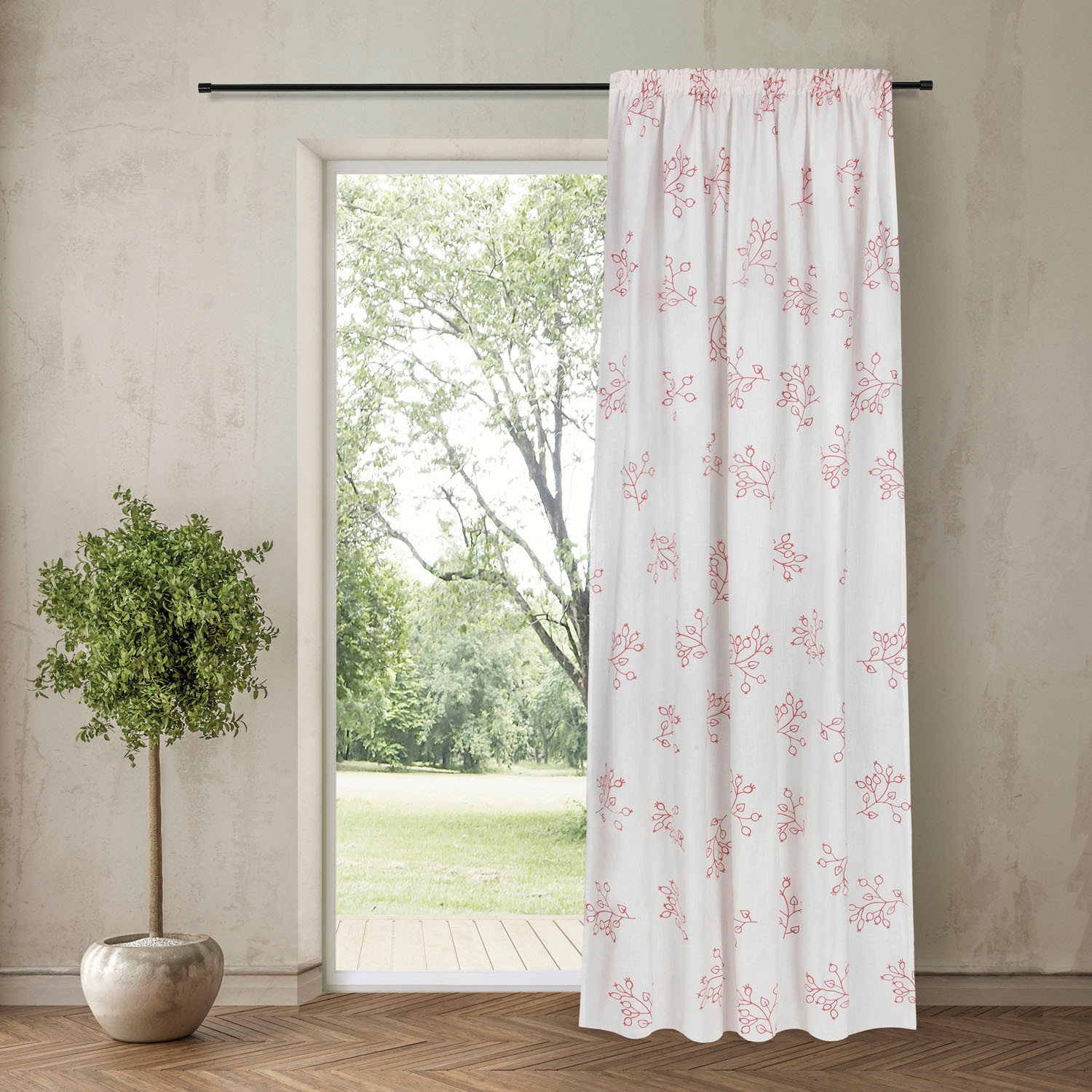 Feel of Nature Gardine "Elsa" Kräuselband 1 Stk. tlg. HxB: 245x140 günstig online kaufen