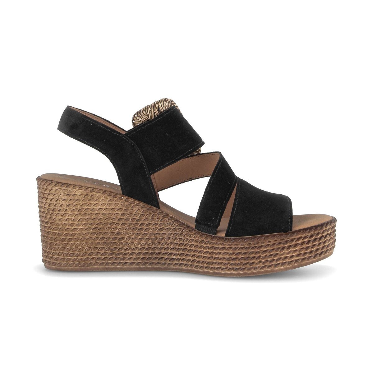 Gabor Wedge Sandal Black 40.5 2