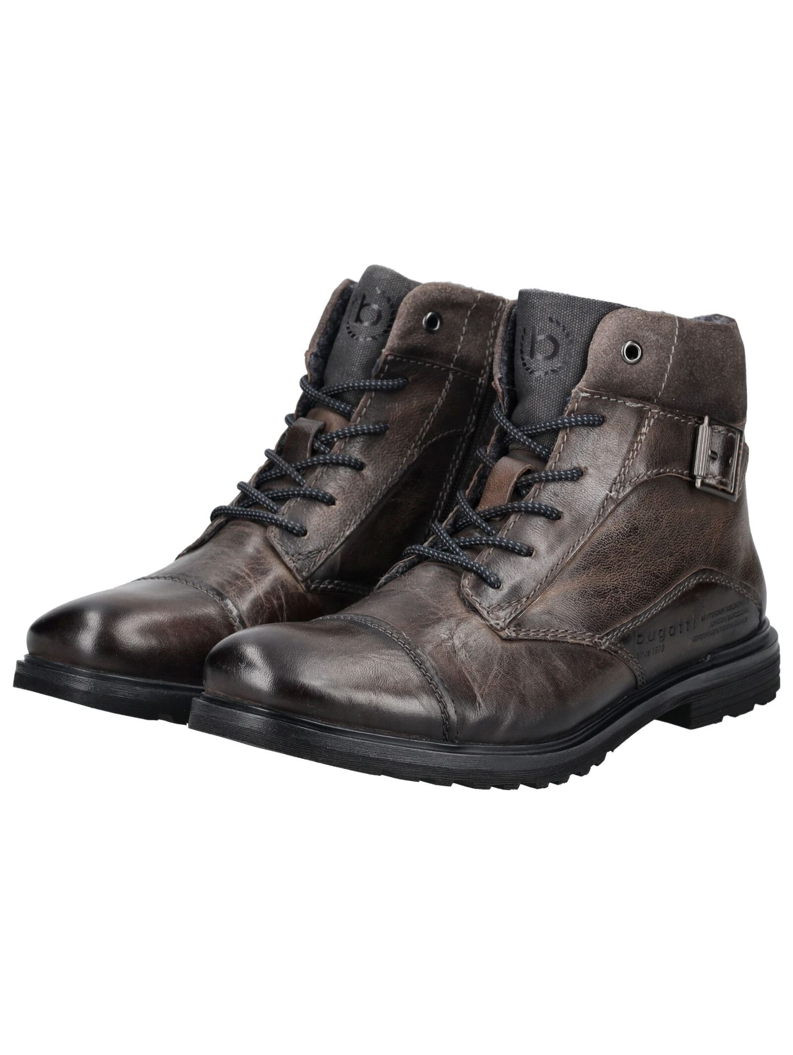 bugatti Schnürstiefelette »bugatti Stiefelette Nubukleder«