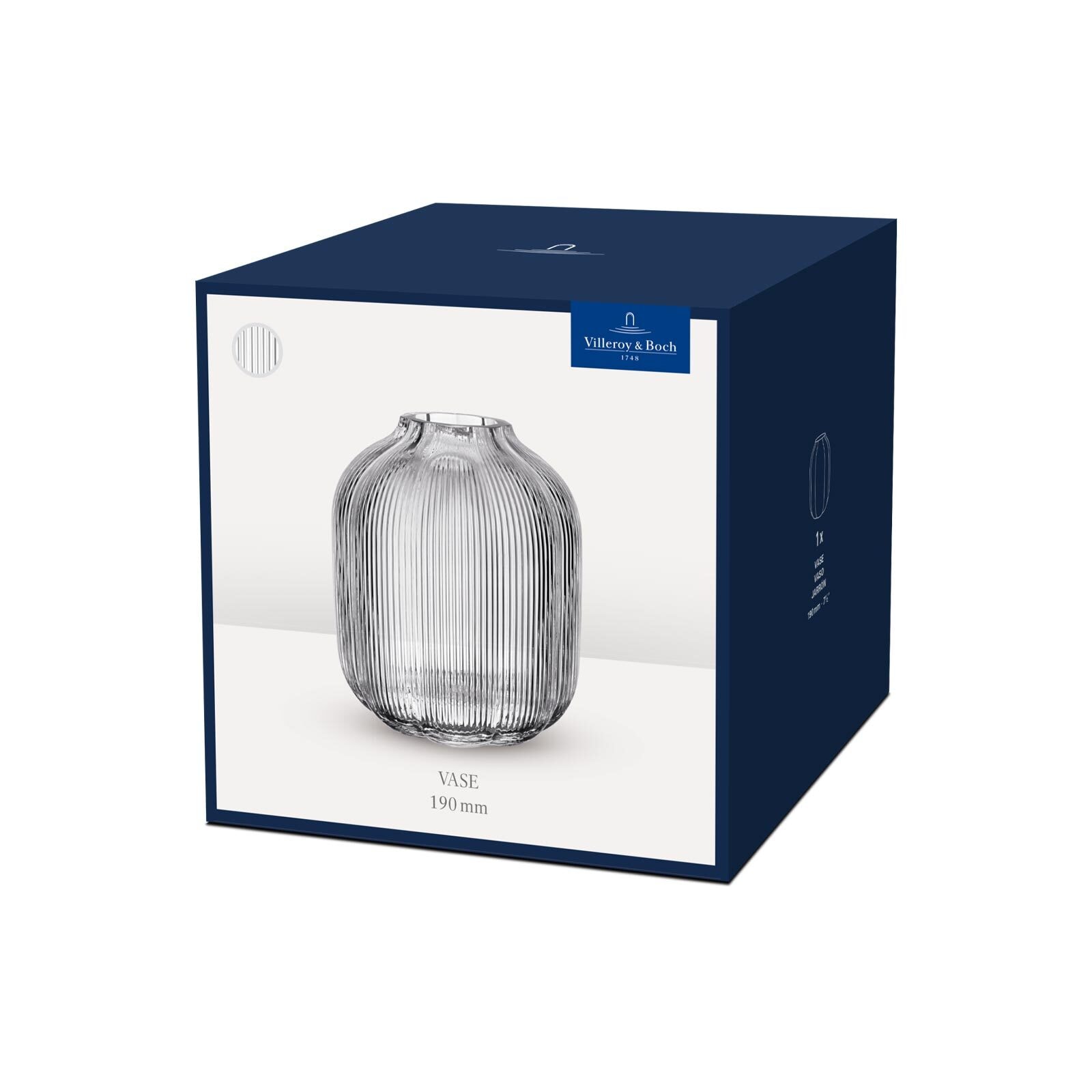 Villeroy & Boch Dekovase »Vasen Fleur 19 cm 2er Set bunt«
