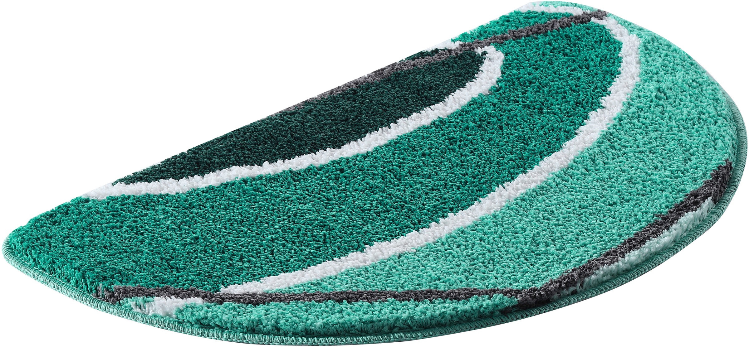my home Badematte "Juna mit Muster, Badvorleger, Badezimmer Teppich, Duschv günstig online kaufen