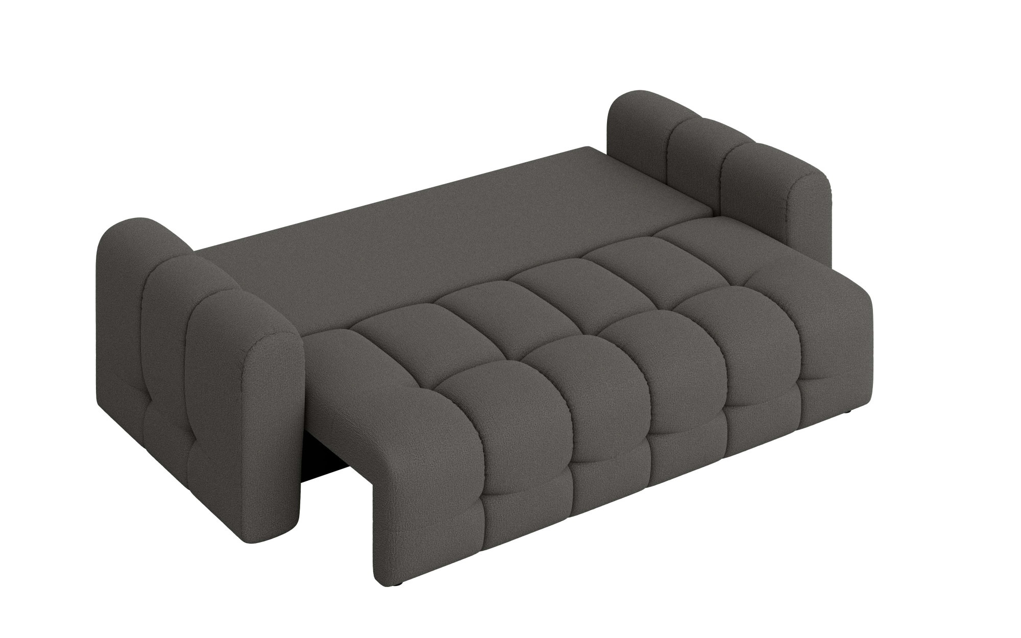 INOSIGN 3-Sitzer »Manilla, wahlweise mit Bettfunktion, B/T/H 265/117/91 cm«, mit Wellenunterfederung, in verschiedenen Materialien und Farben