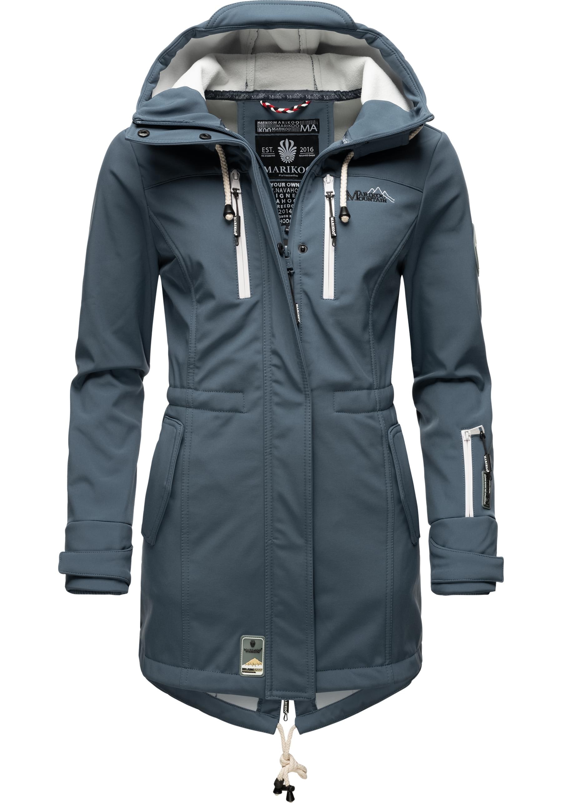 Marikoo Funktionsmantel "Zimtzicke" Softshell Parka mit Kapuze günstig online kaufen