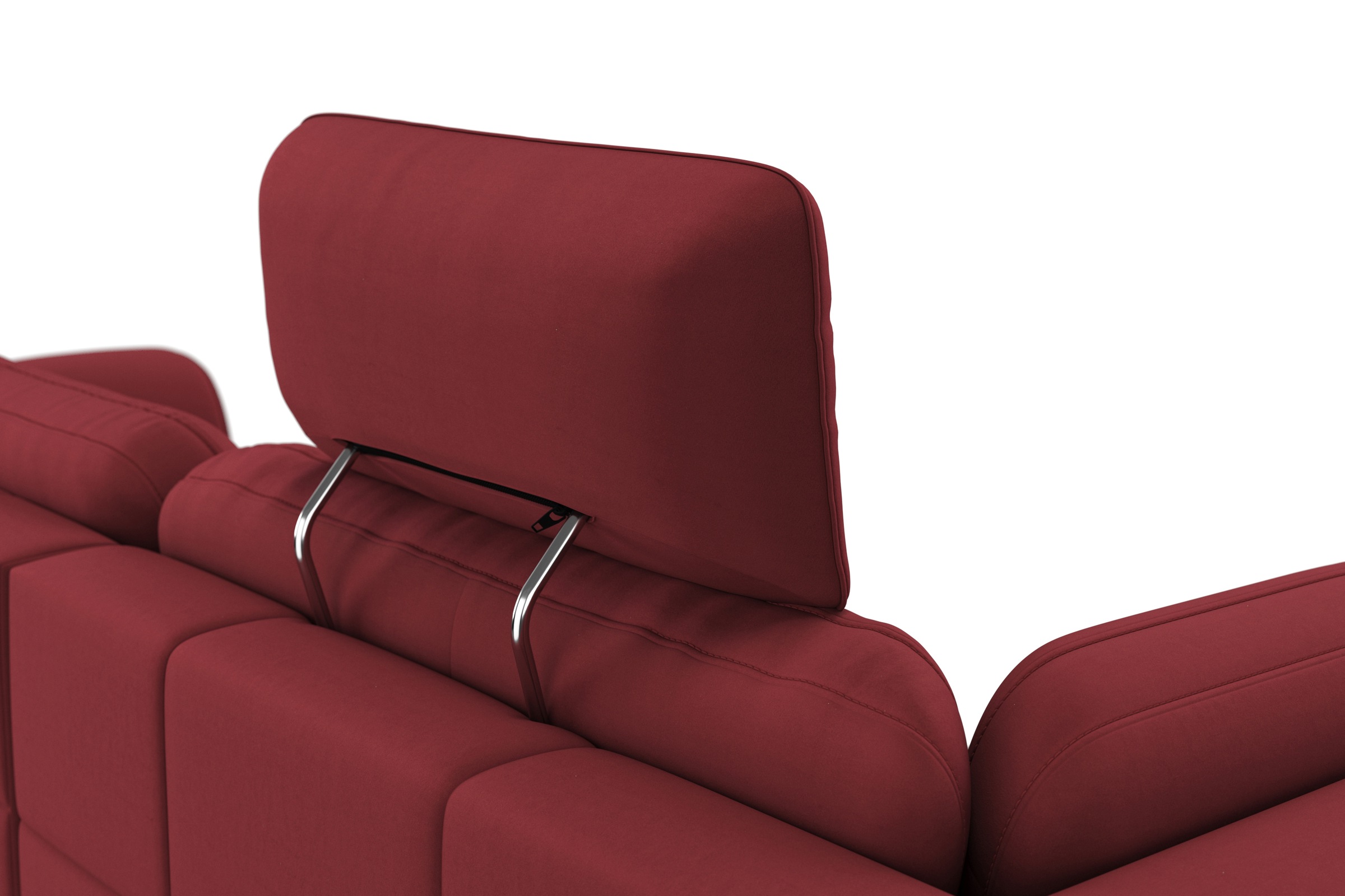 sit&more Ecksofa »Bendigo L-Form«, inklusive Sitztiefenverstellung, Bodenfreiheit 15 cm, in 2 Fußfarben