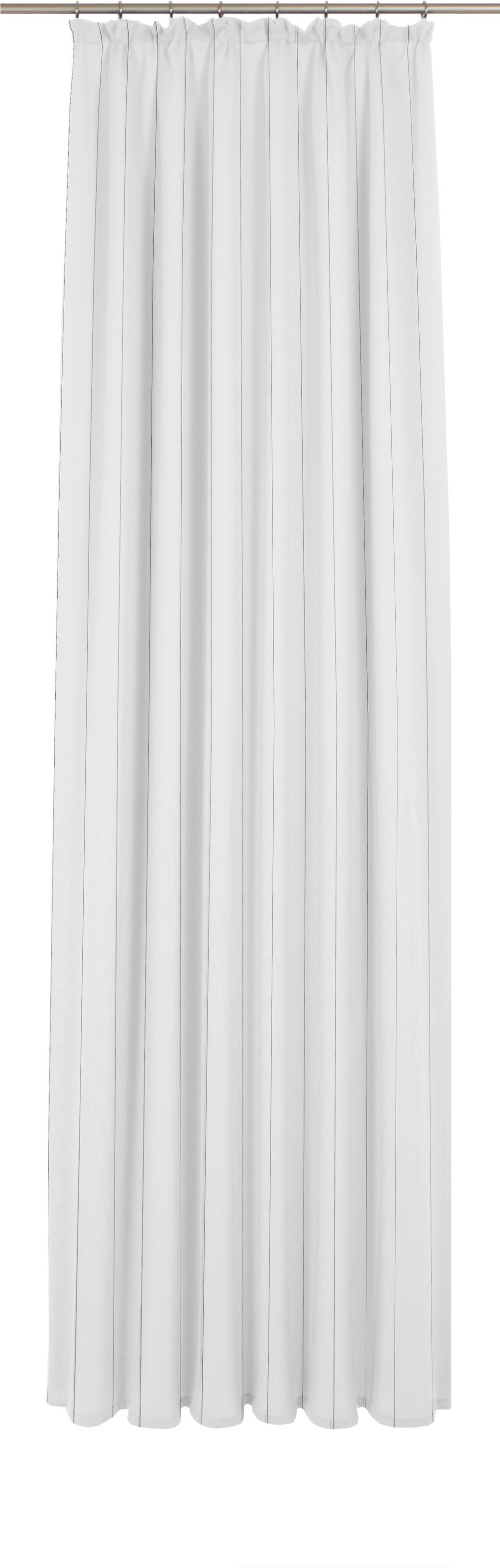 Gardine WIRTH, B:600cm H:245cm, braun, Jacquard, Polyester, Wohnzimmer, Gardinen, "Chiara"