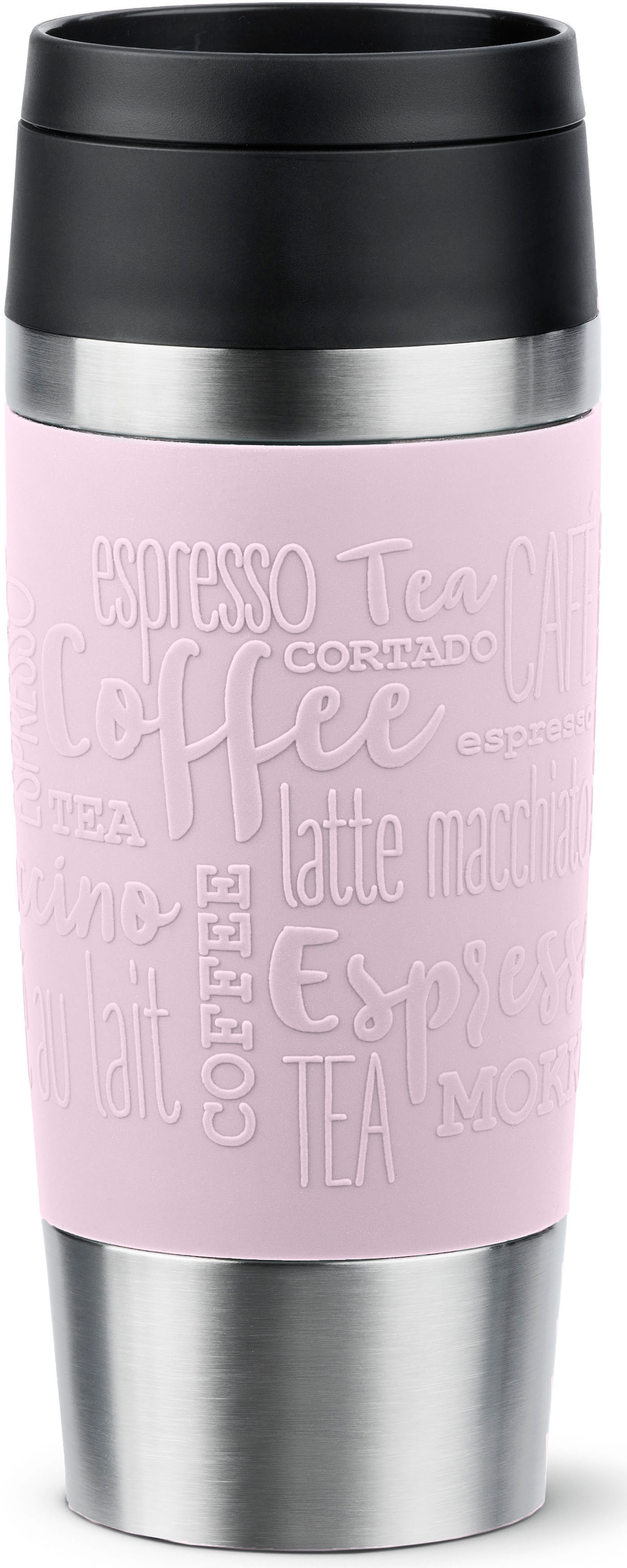 Emsa Thermobecher "Travel Mug Classic, mit 360-Trinköffnung, auslaufsicher, rutschfest" 4h heiß, 8h kalt - 360 ml / 6h heiß, 12h kalt - 500 ml, 100% dicht