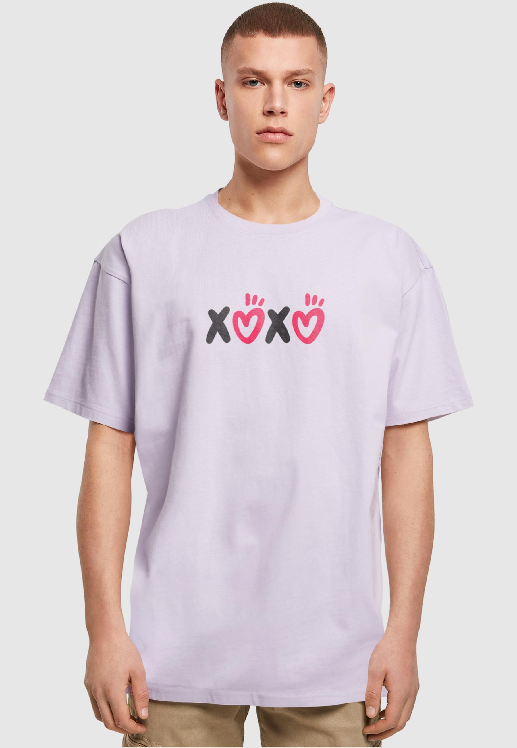 Thumbnail - Merchcode T-Shirt "Merchcode Herren Valentines Day - XOXO Heavy Oversized Tee", (1 tlg.)