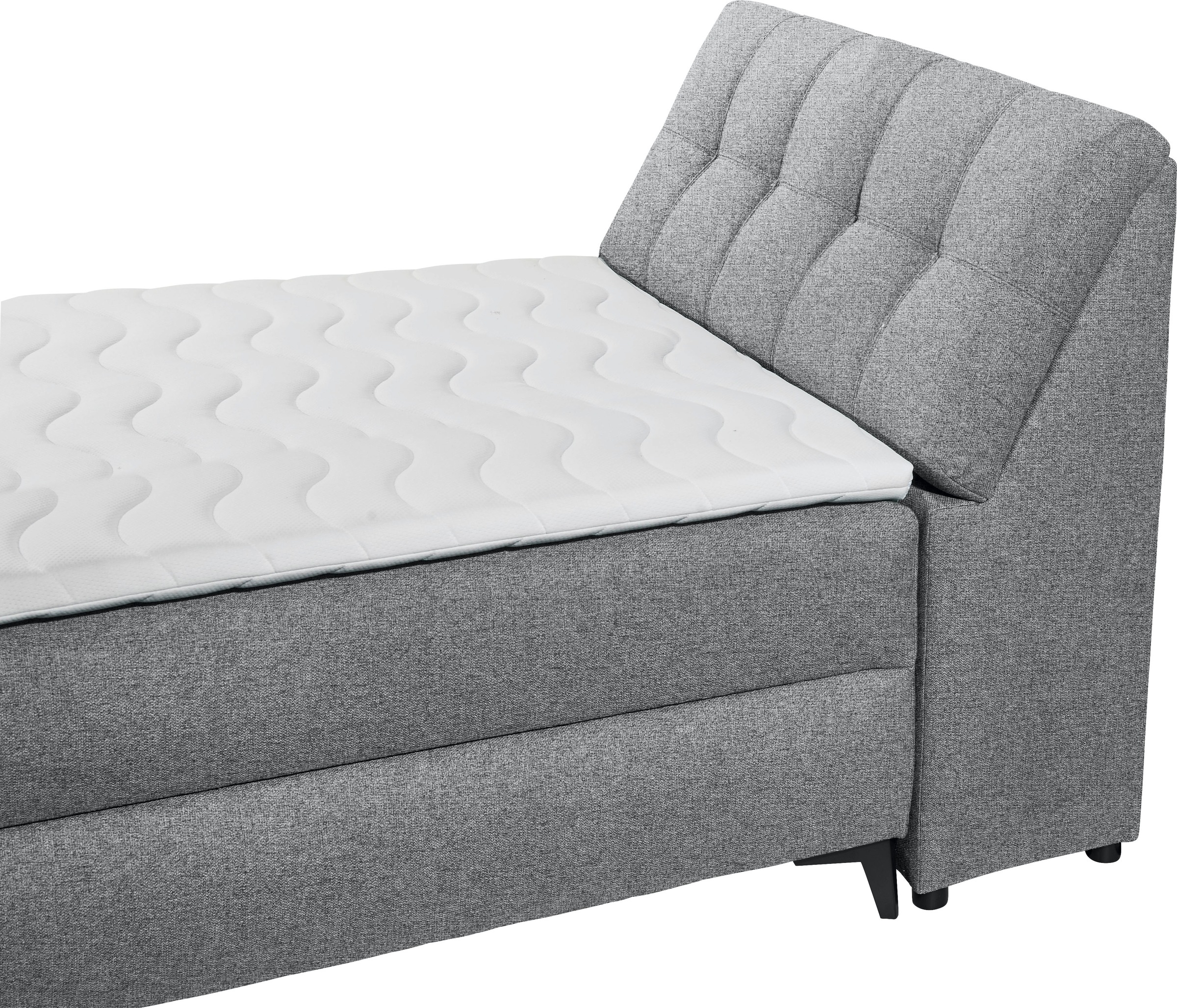 ED EXCITING DESIGN Boxbett »Atlantis«, mit Bettkasten und Stauraum im Kopfteil