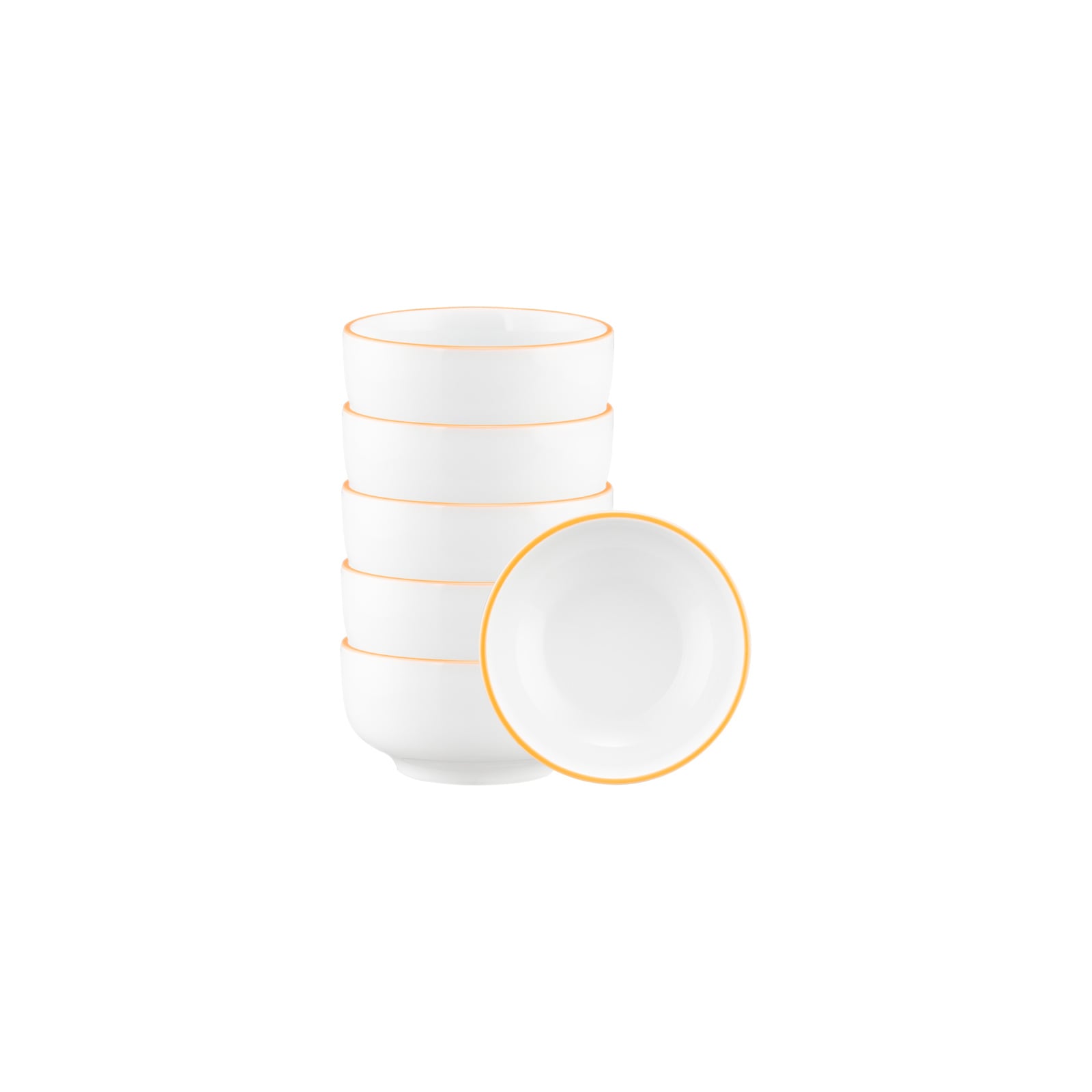 Seltmann Weiden Dipschale »Dipschalen Sento Home Pure Lines ø 8,6 cm 6er Set« 6 Stk. aus Porzellan Spülmaschinengeeignet, Mikrowellengeeignet, Ofenfest, Salamandergeeignet, Kühlschrankgeeignet, Gefrierschrankgeeignet