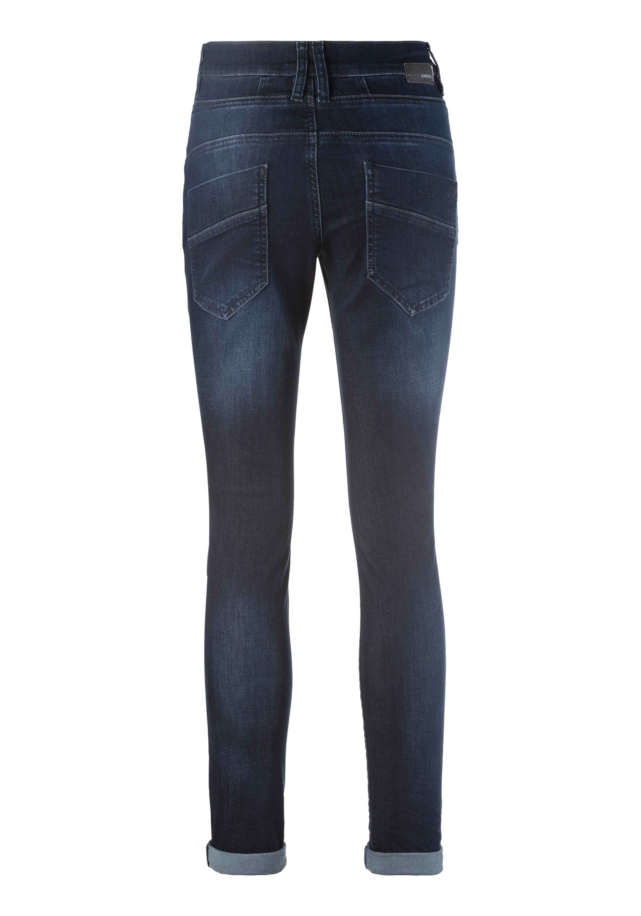 GANG Slim-fit-Jeans "94NEW GEORGINA", mit charakteristischen Abnähern quer günstig online kaufen