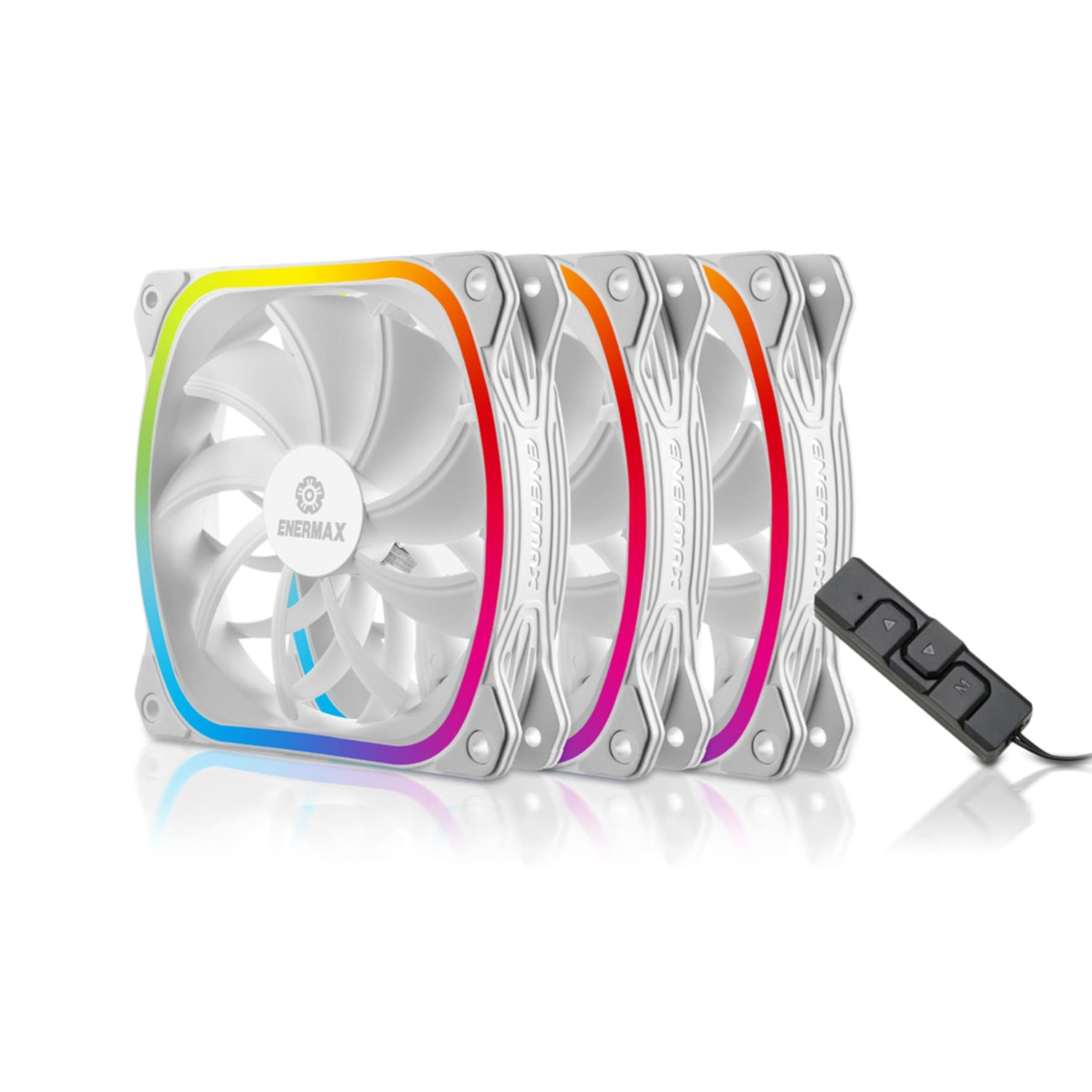 Enermax Gehäuselüfter »SquA RGB White«