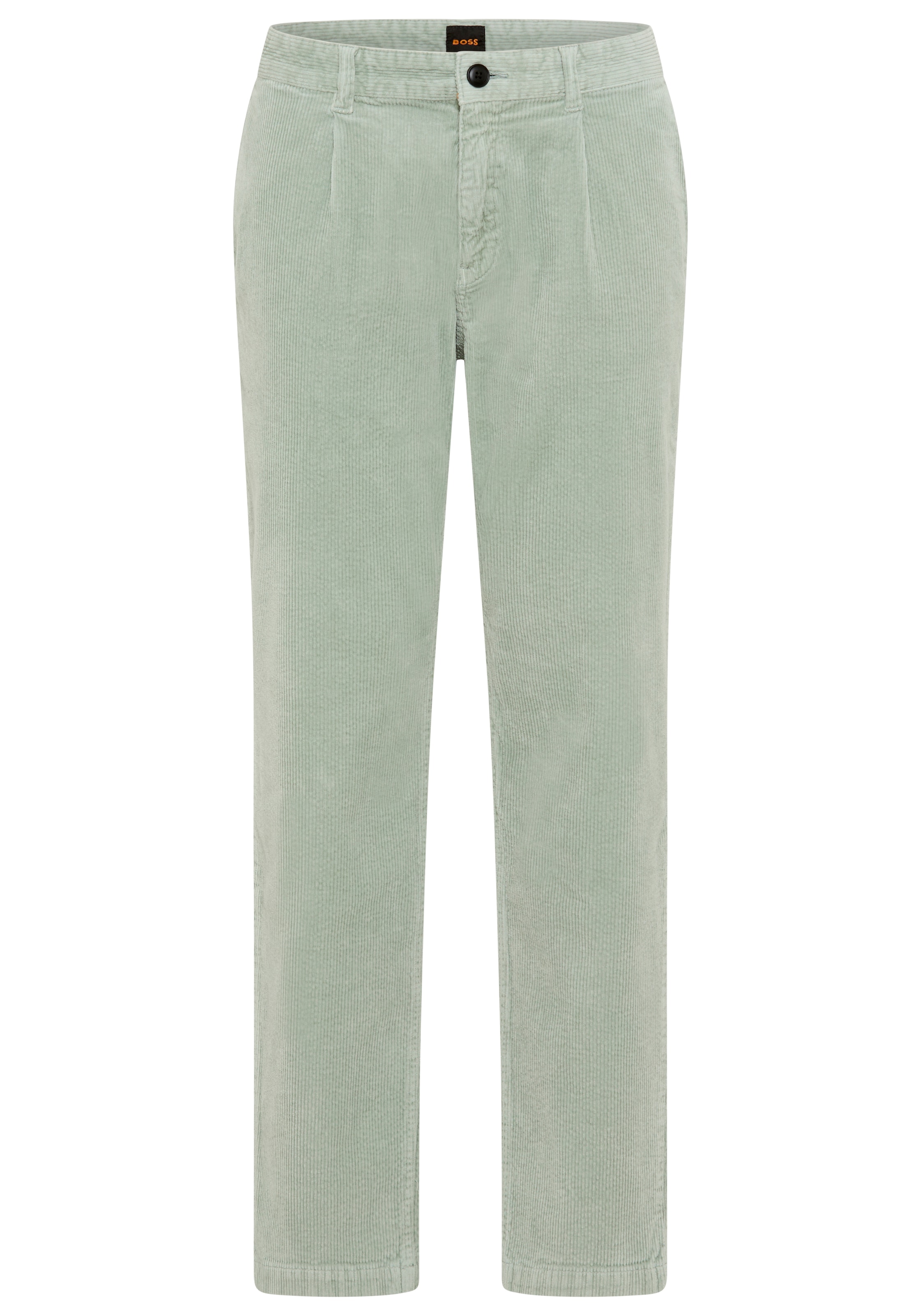 BOSS ORANGE Cordhose "Pleated" tapered fit, Feincord-Qualität, Bundfalte günstig online kaufen