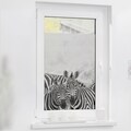 LICHTBLICK ORIGINAL Fensterfolie »Zebra«, 1 St., blickdicht, strukturiertKlebepunkte, selbstklebend, Sichtschutz