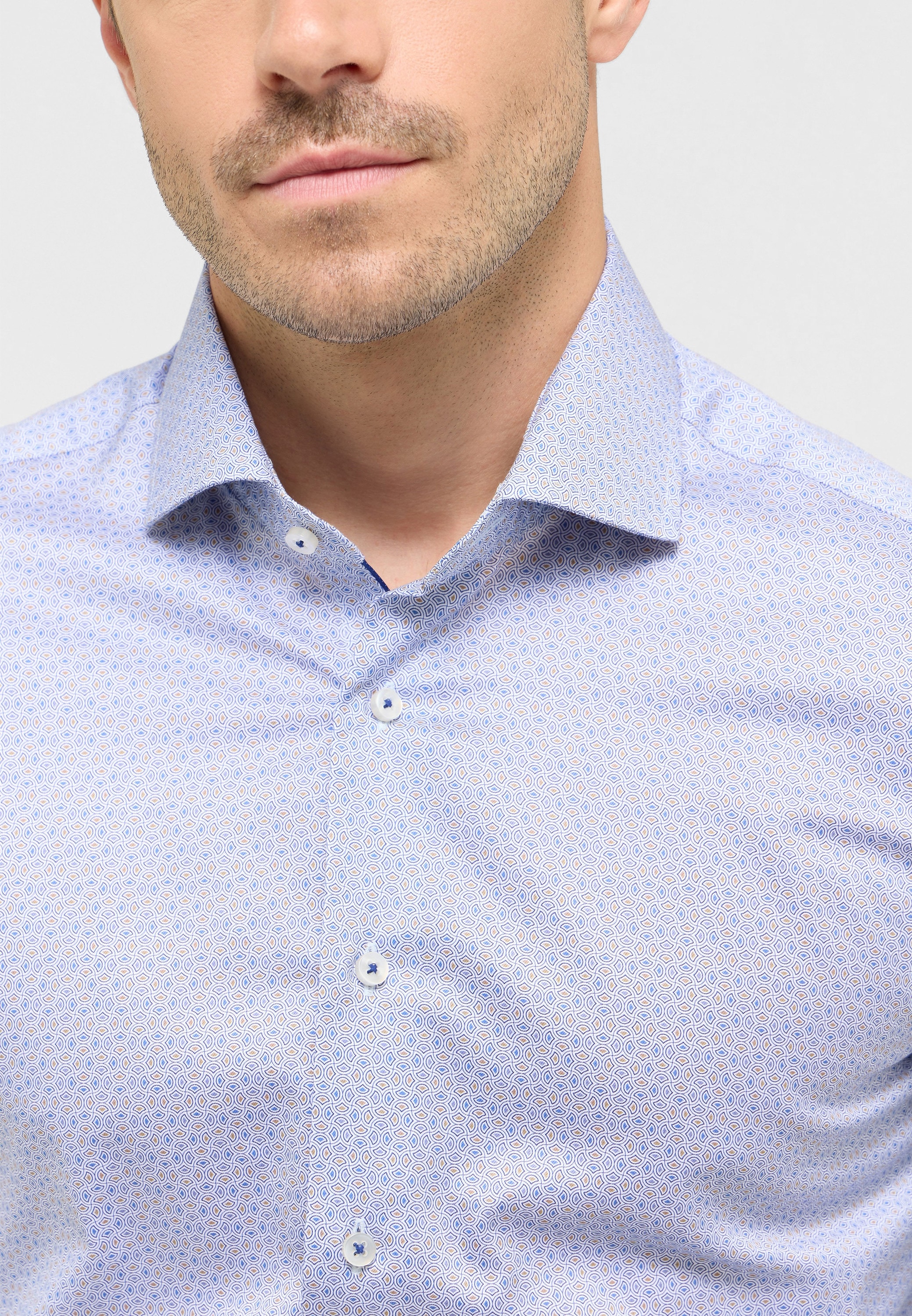 Eterna Langarmhemd »SLIM FIT«, NON IRON (bügelfrei)