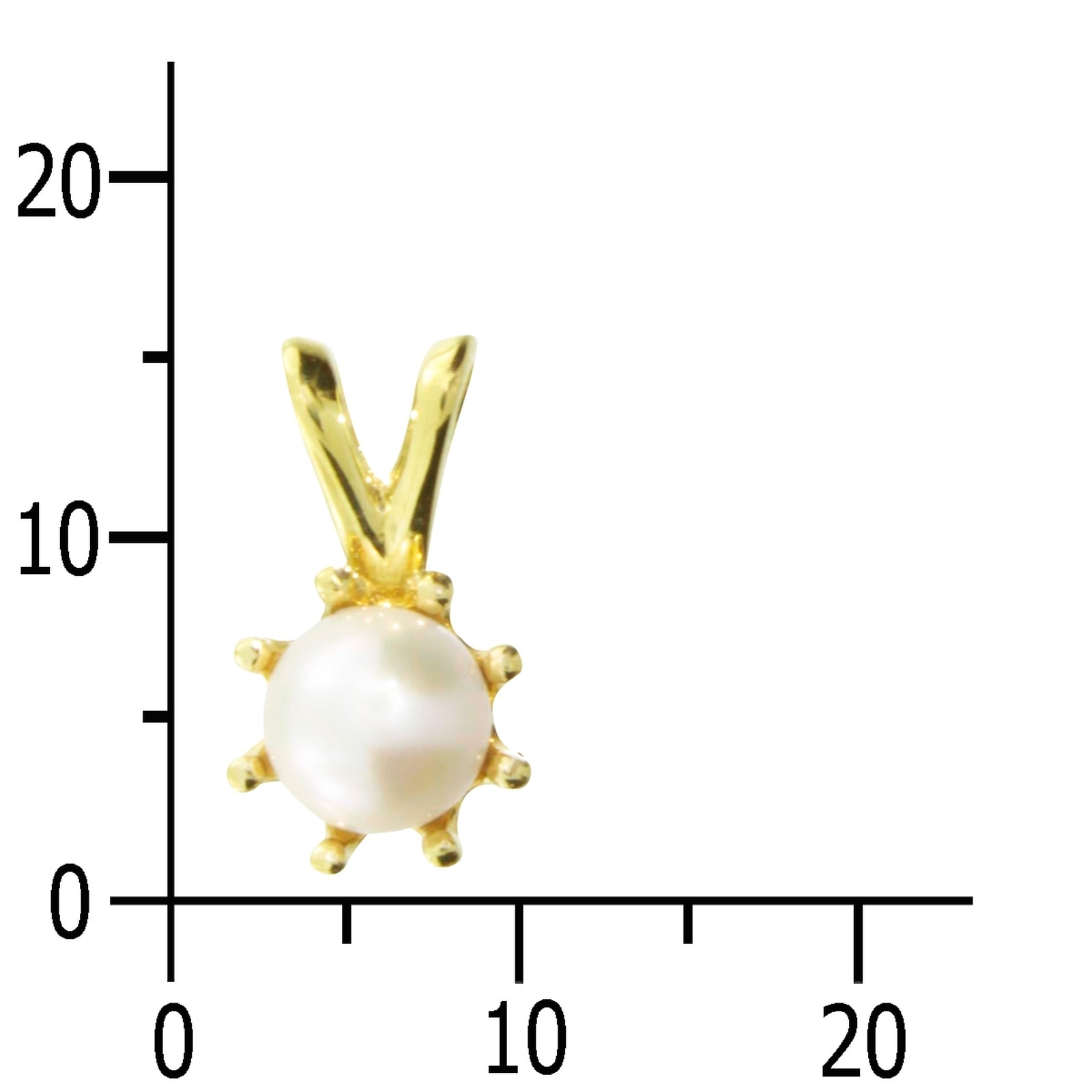 OSTSEE-SCHMUCK Kettenanhänger »- Ilke - Gold 333/000 - Zuchtperle«