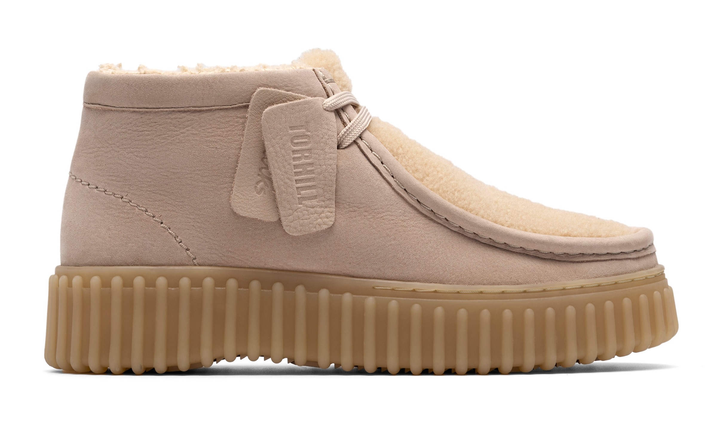 Clarks Winterboots »Torhill Moss«, Desert Boots, Winterboots mit markanter Laufsohle