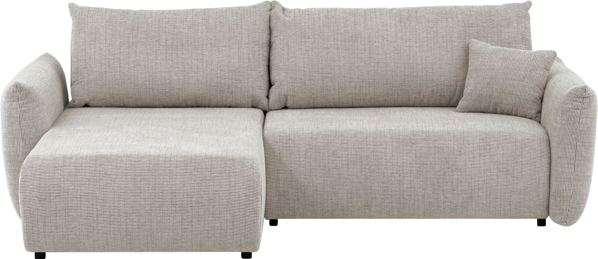 INOSIGN Ecksofa "MAVAS Schlafsofa mit Bettkasten, L-Form," ca.257/127cm (Li günstig online kaufen