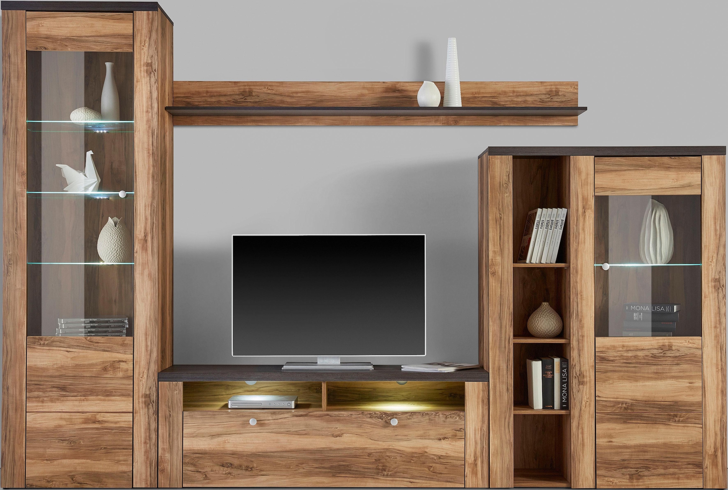 Home affaire Wohnwand "Larona, Anbauwand, Set 4 Teilig", (Set, 4 St.), best günstig online kaufen