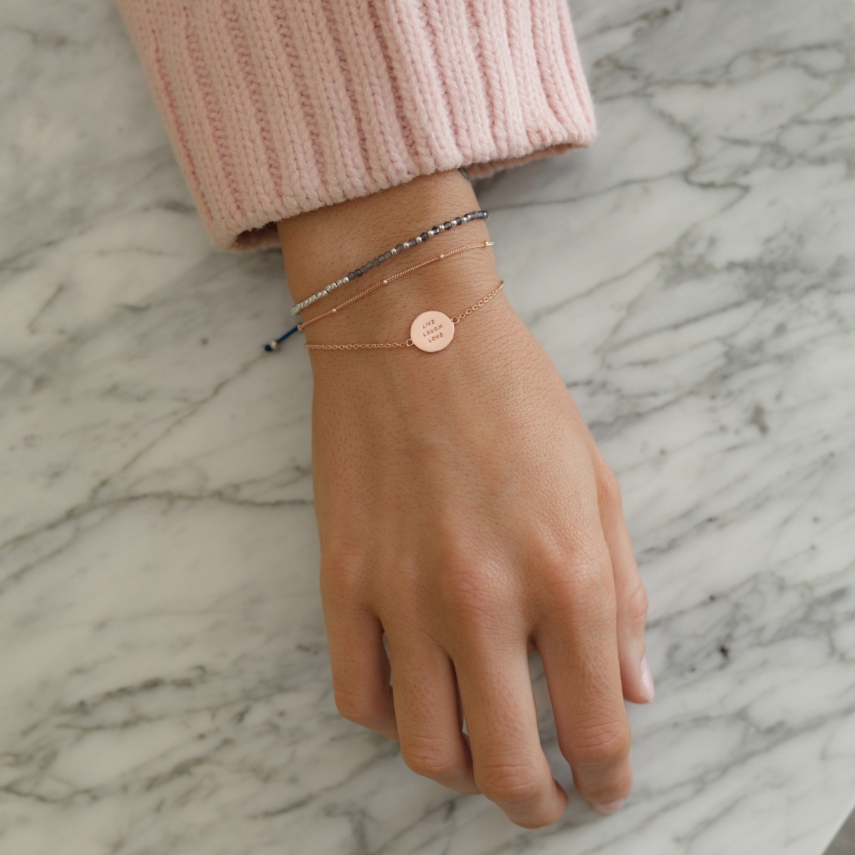 Glanzstücke München Gliederarmband »G270« aus Sterling Silber