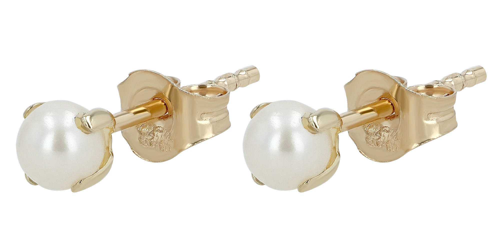 Adelia´s Paar Ohrhänger "Ohrringe – Ohrstecker aus 333 Gold mit Perle" Zum Verschenken an Menschen, die Ihnen am Herzen liegen