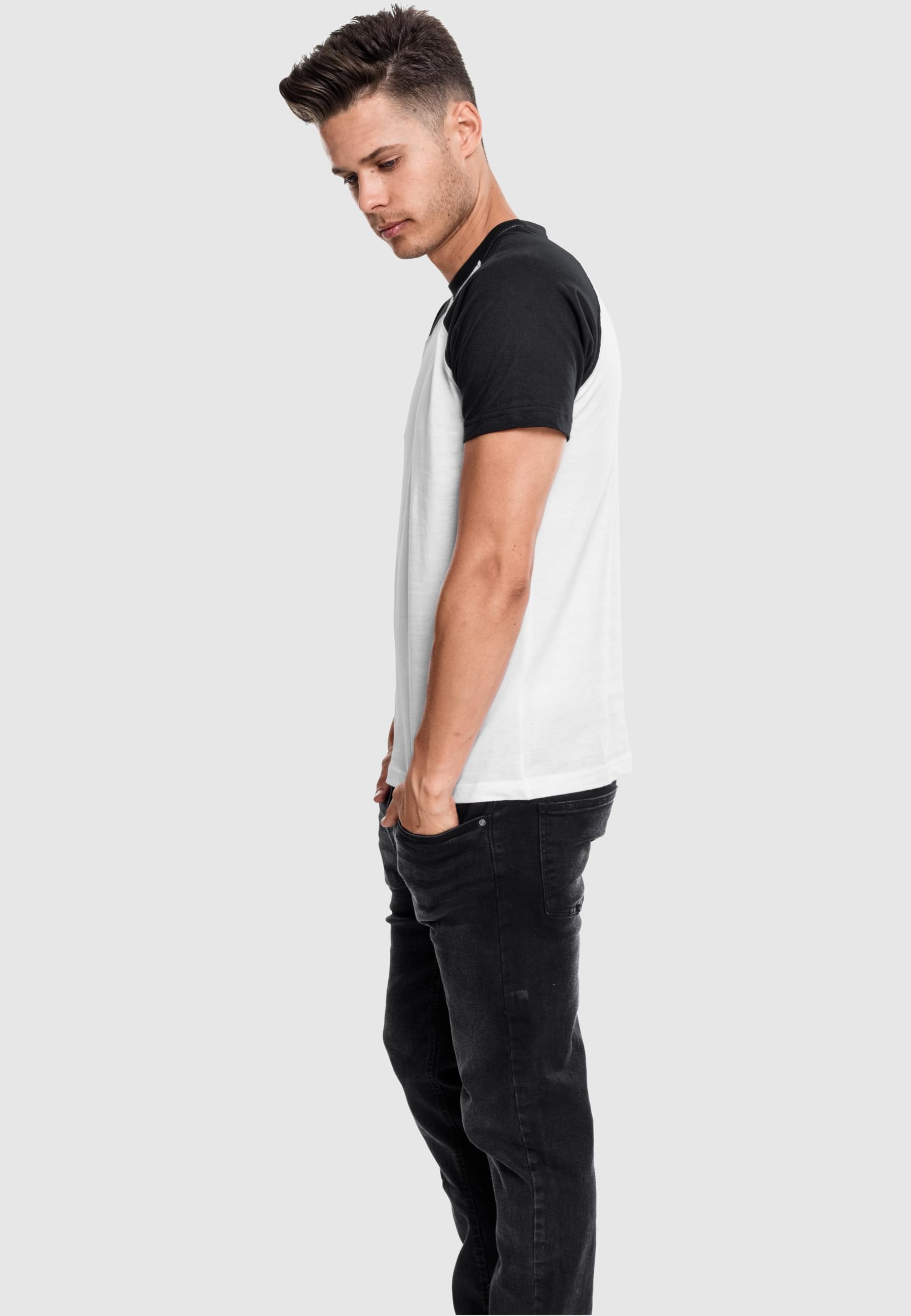 URBAN CLASSICS T-Shirt »Urban Classics Herren Raglan Contrast Tee«, (1 tlg.)