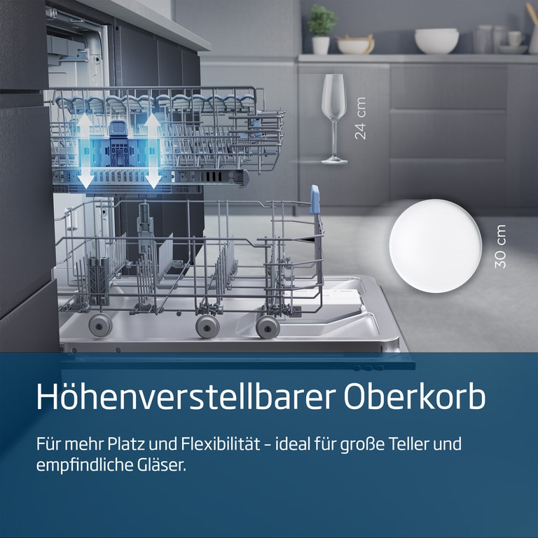 BEKO vollintegrierbarer Geschirrspüler »BDIN36561P« 8,9 l 15 tlg. Maßgedecke ProSmart Inverter Motor: Ja