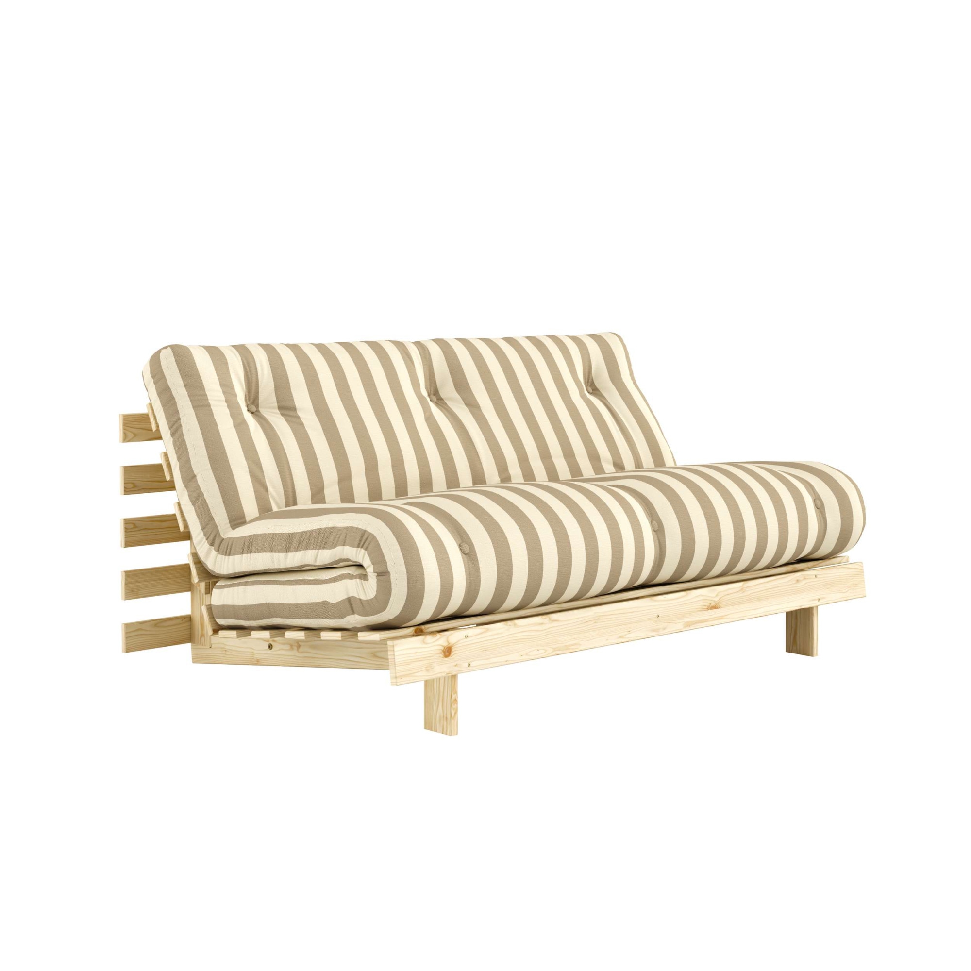 Karup Design Daybett "Roots Sofa Bed, Schlafsofa, Bettfunktion, FSC-Massivholz" Inkl. Futonmatratze, Made in Europe, langlebig, B: 140 oder 160 cm
