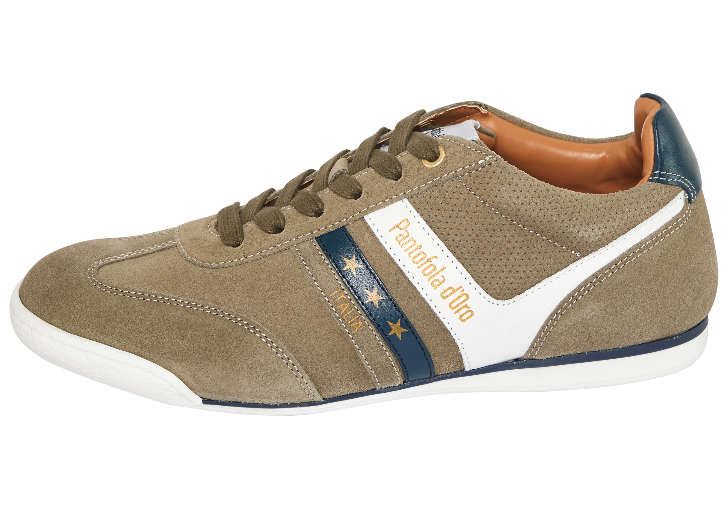 Pantofola d´Oro Sneaker "VASTO LOW" Obermaterial aus Leder, Gummilaufsohle, günstig online kaufen