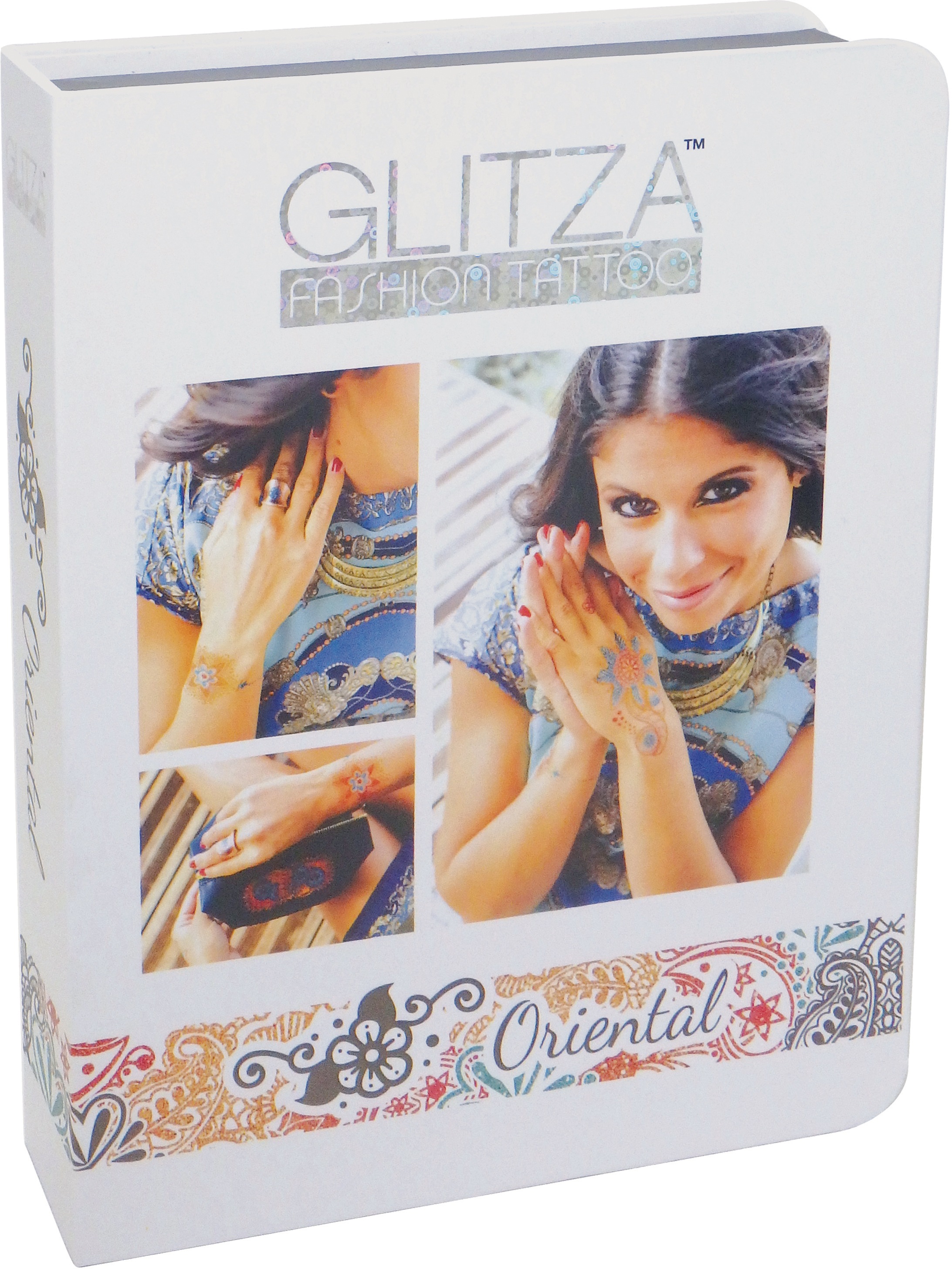 Knorrtoys® Kreativset »GLITZA FASHION Deluxe Set Oriental«, (Set), Verpackung in Buchform