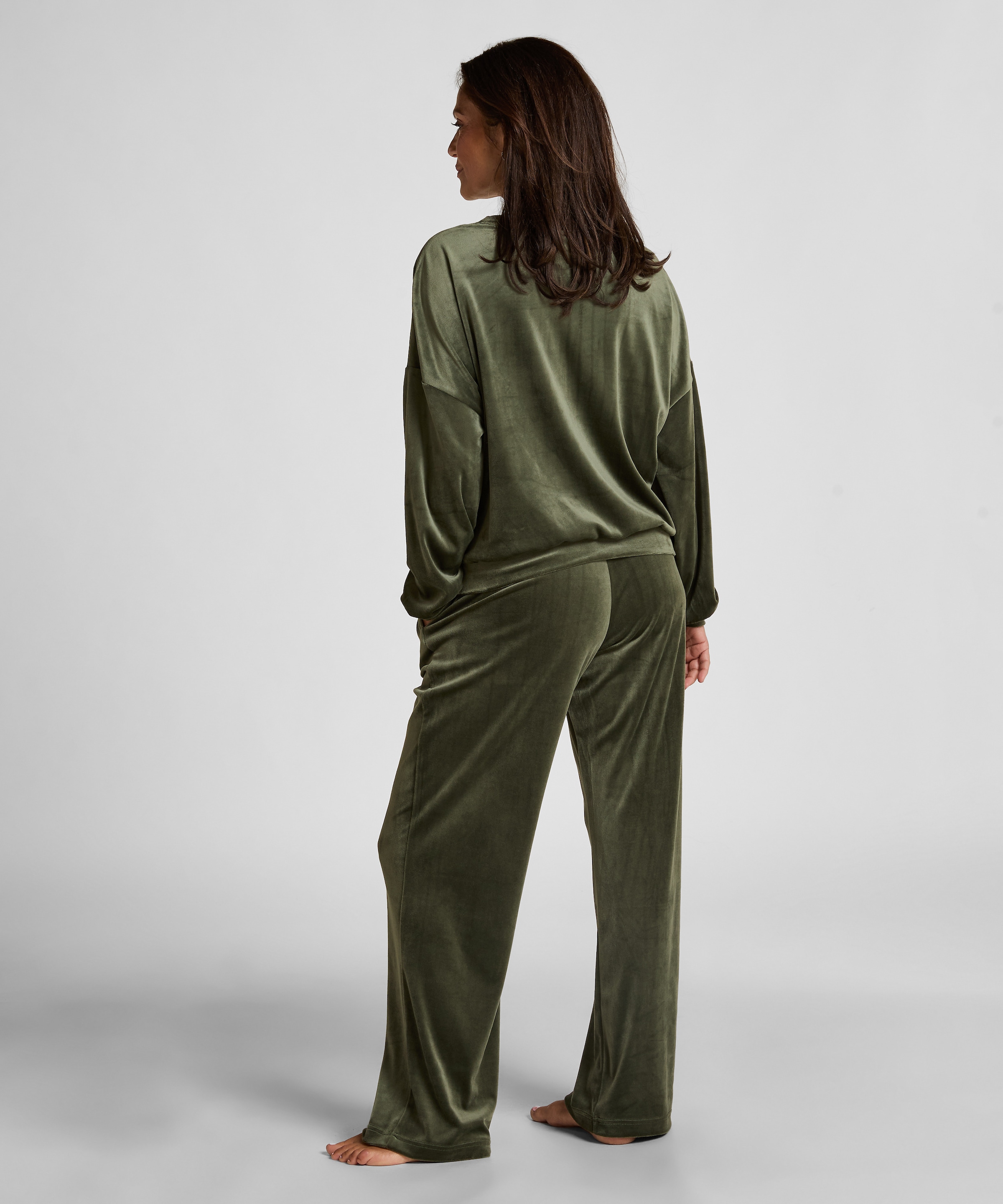 Hunkemöller Pyjama »Velours Top«