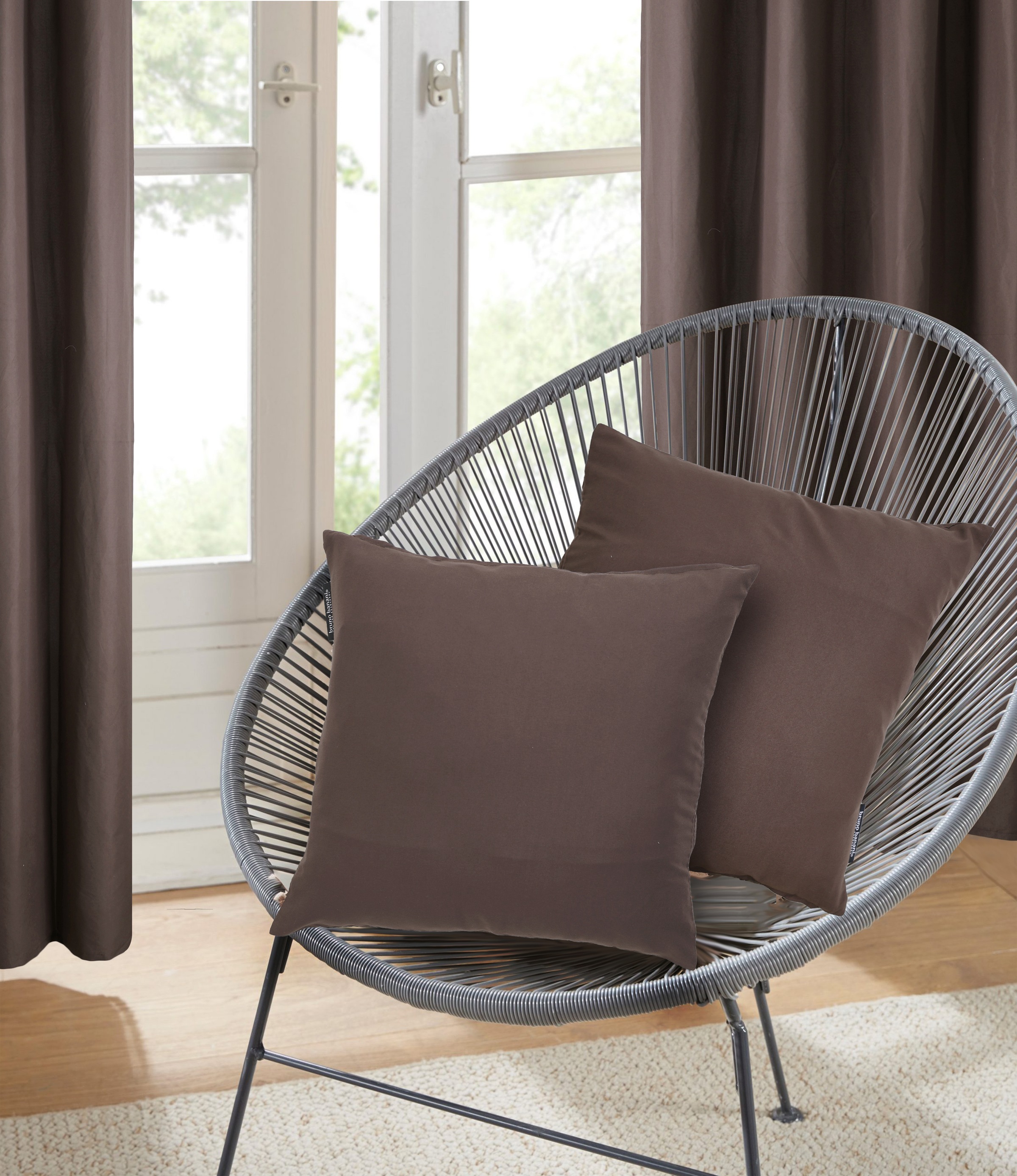 Bruno Banani Dekokissen "Lagan" 2-er Set, einfarbig, Kissenhüllen ohne Füll günstig online kaufen