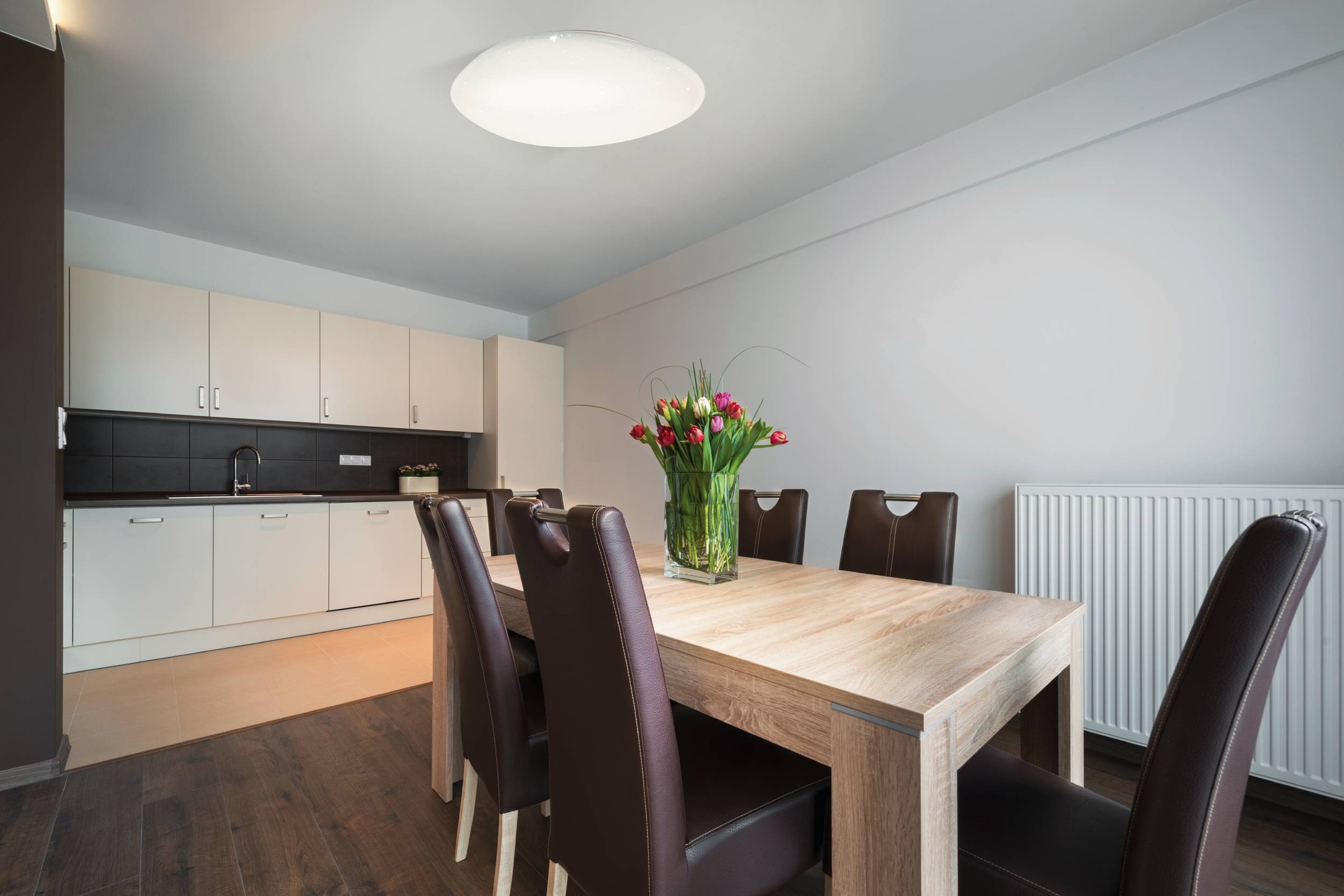 EGLO Deckenleuchte »Sileras Deckenlampe, Sternhimmel-Effekt, Stahl und Kunststoff, Lampe« LED-Modul 1 Stk. Kaltweiß | Neutralweiß | Warmweiß Wand-/Deckenleuchte - H8,5 x Ø60 cm - weiß - 31W inkl.