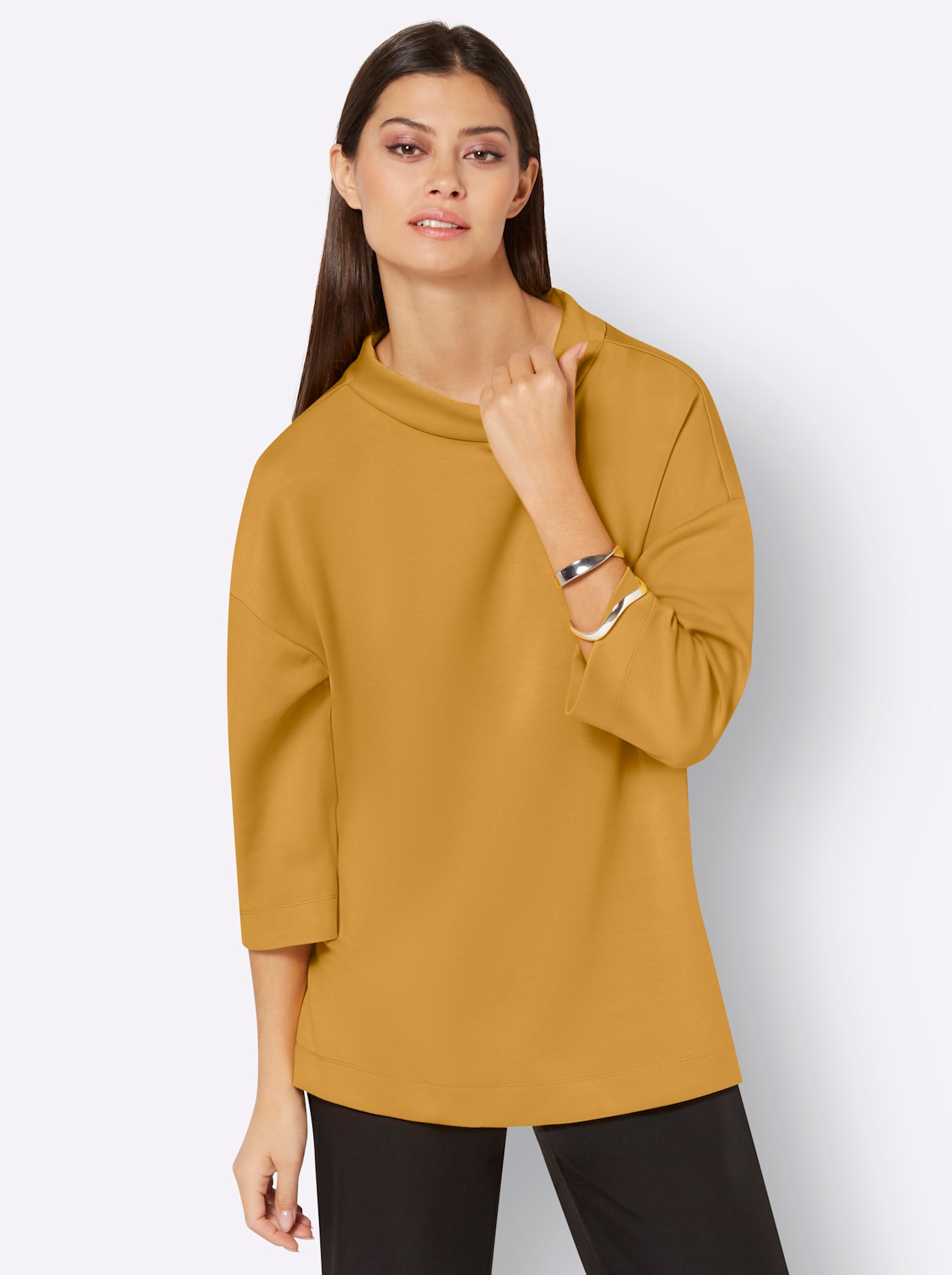 Thumbnail - creation L 3/4-Arm-Shirt "Rollkragen-Shirt", (1 tlg.)