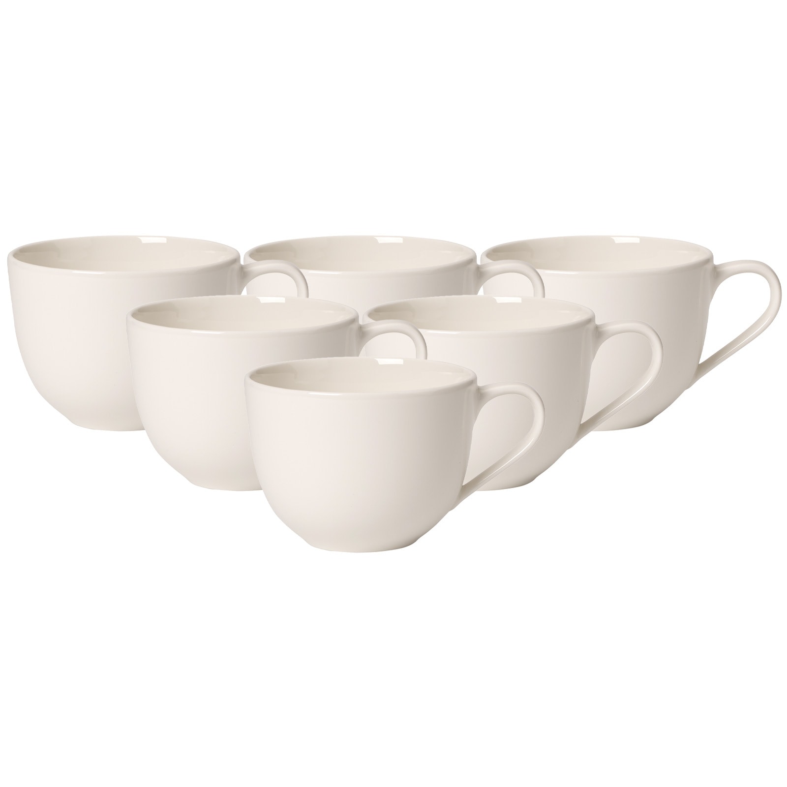 Villeroy & Boch Tasse "Kaffeetassen For Me 160 ml 6er Set weiß" günstig online kaufen