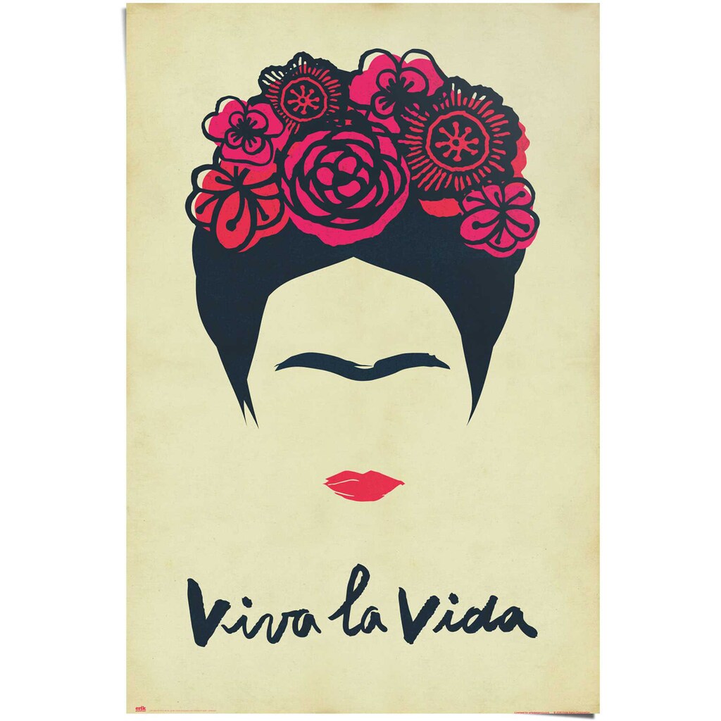 Reinders! Poster »Frida Kahlo - Viva la vida«