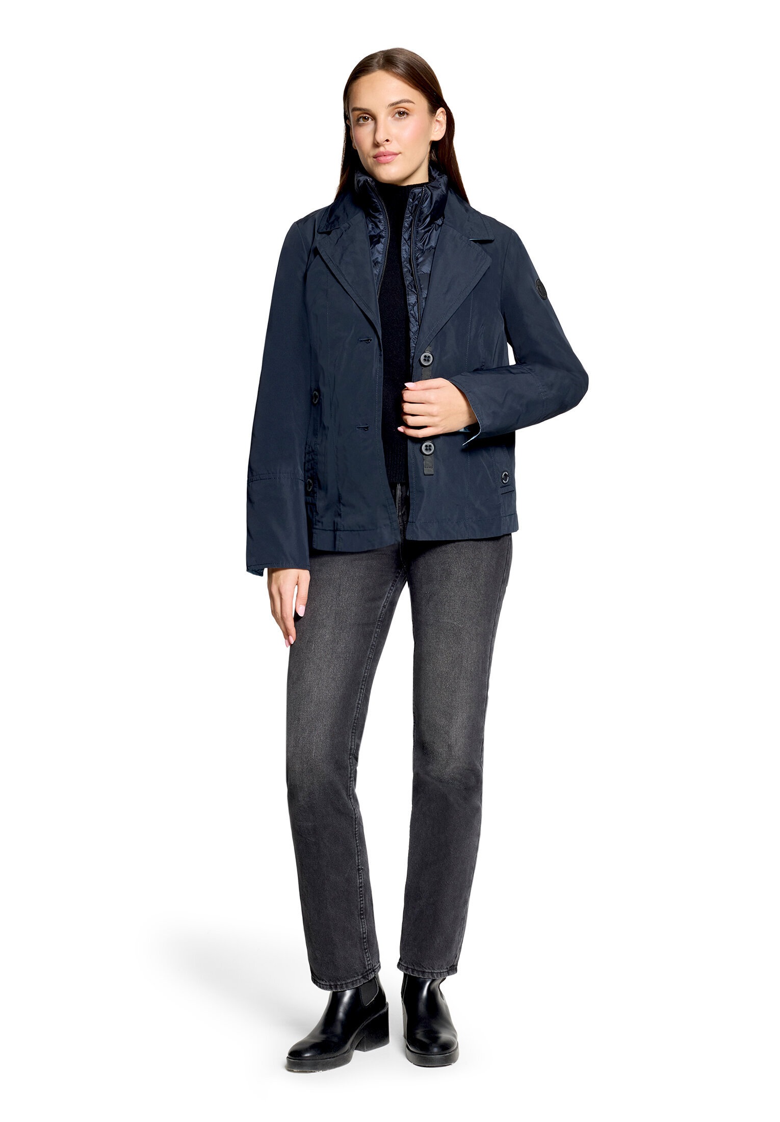 Amber & June Outdoorjacke »Damen mit abnehmbarem Westenteil«