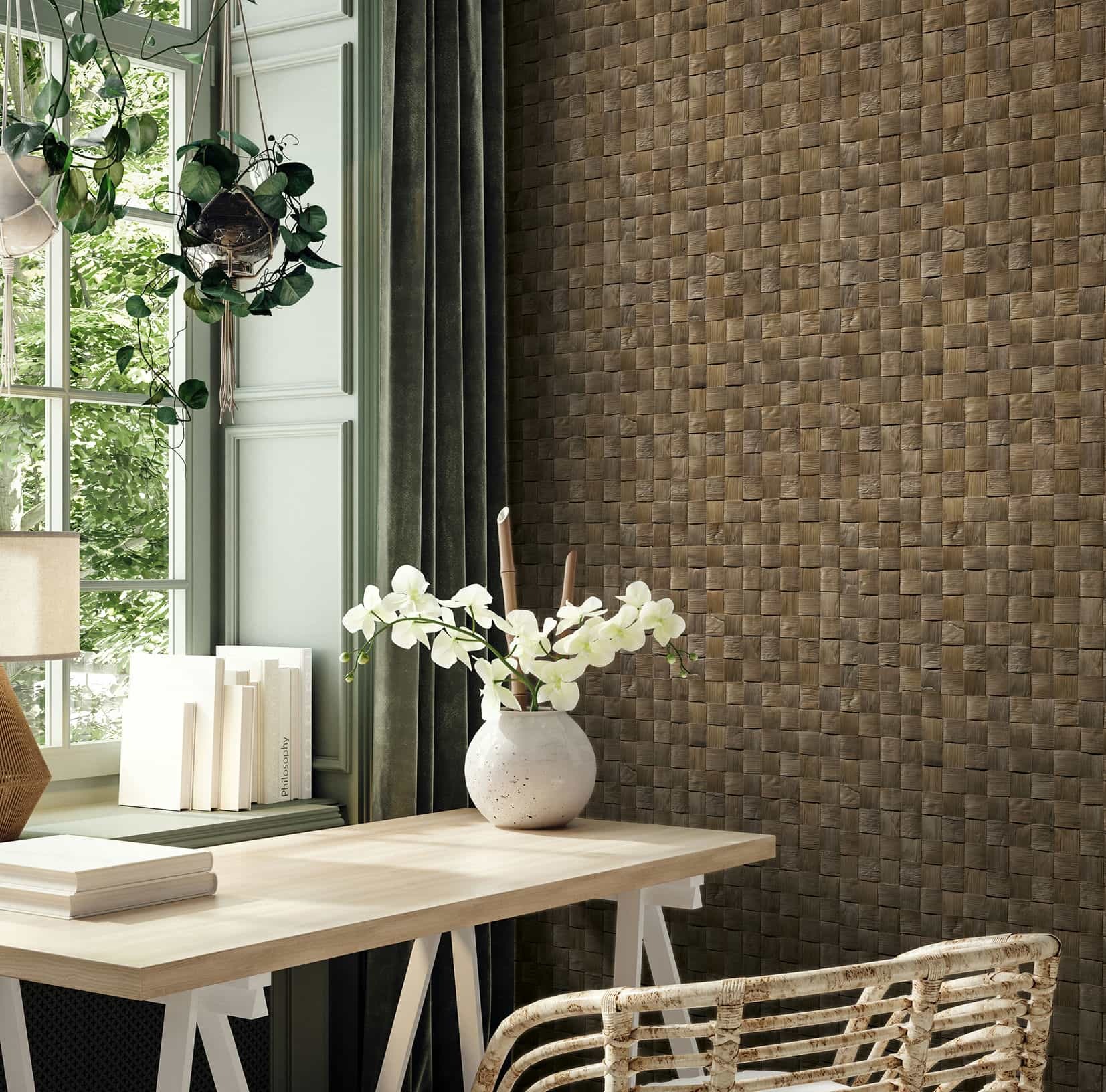 Marburg Vliestapete »Tapete Wooden Panels«, Holz, moderne Vliestapete für Wohnzimmer Schlafzimmer Küche