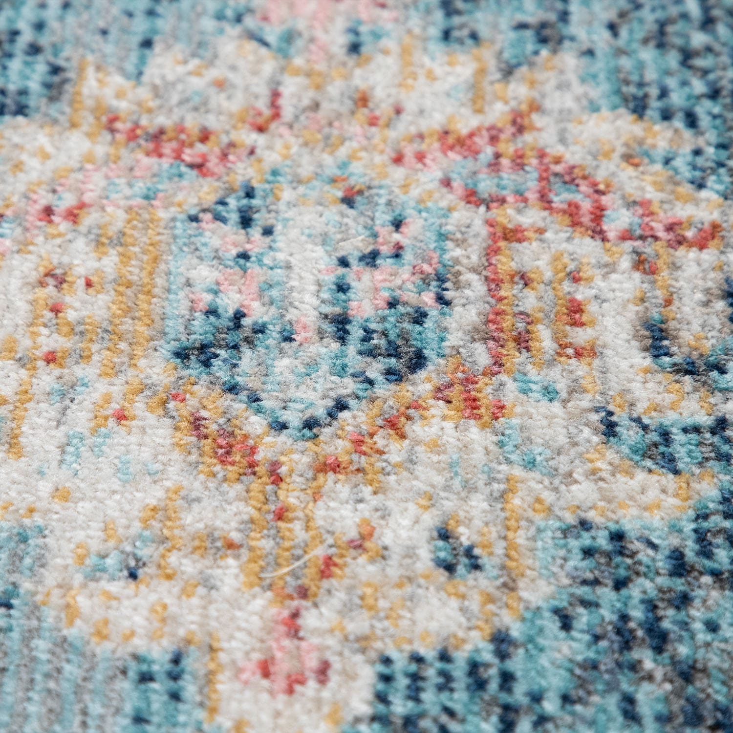 Paco Home Teppich »Torres 275«, rund, 8 mm Höhe, Kurzflor, Orient-Optik, Vintage Design, In- und Outdoor geeignet