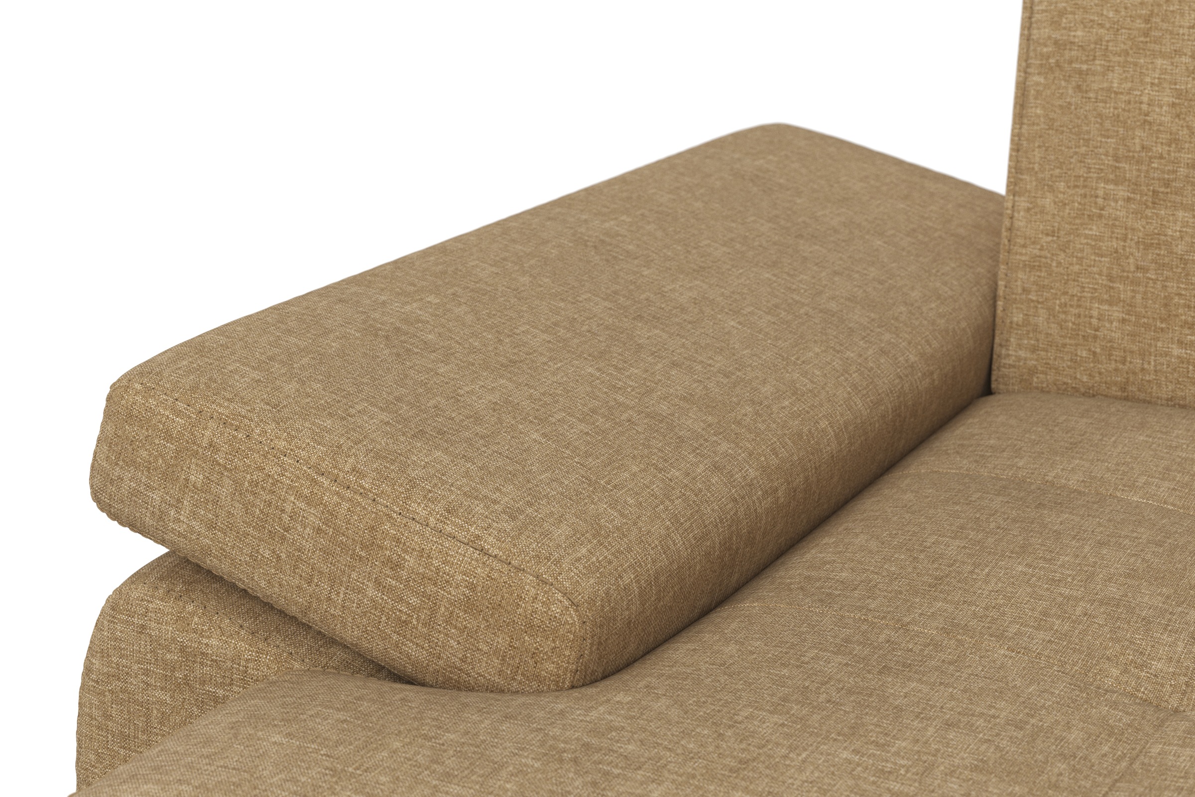 DOMO collection Wohnlandschaft »Capelo U-Form«, mit Armteilverstellung, wahlweise mit Bettfunktion, Federkern