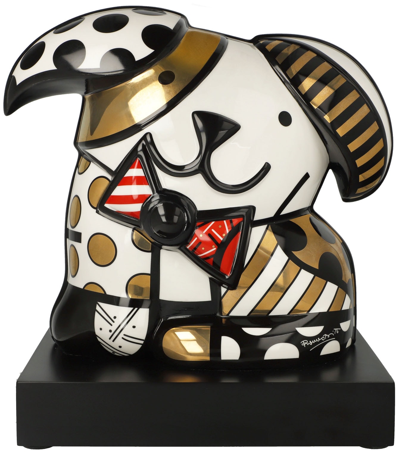 Goebel Sammelfigur "Figur Romero Britto - Golden Ginger"