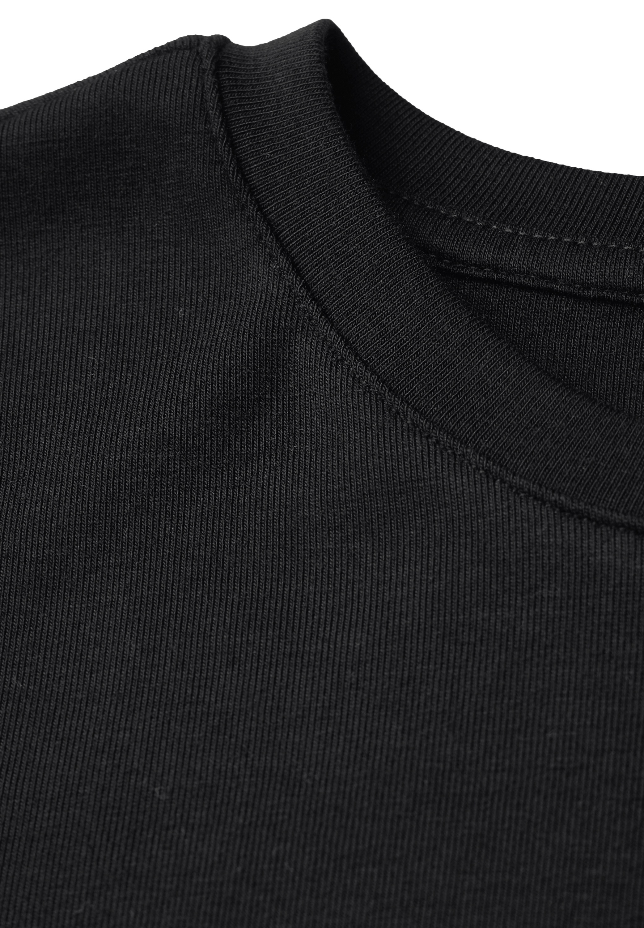 STREET ONE STUDIO Langarmshirt, aus softem Materialmix