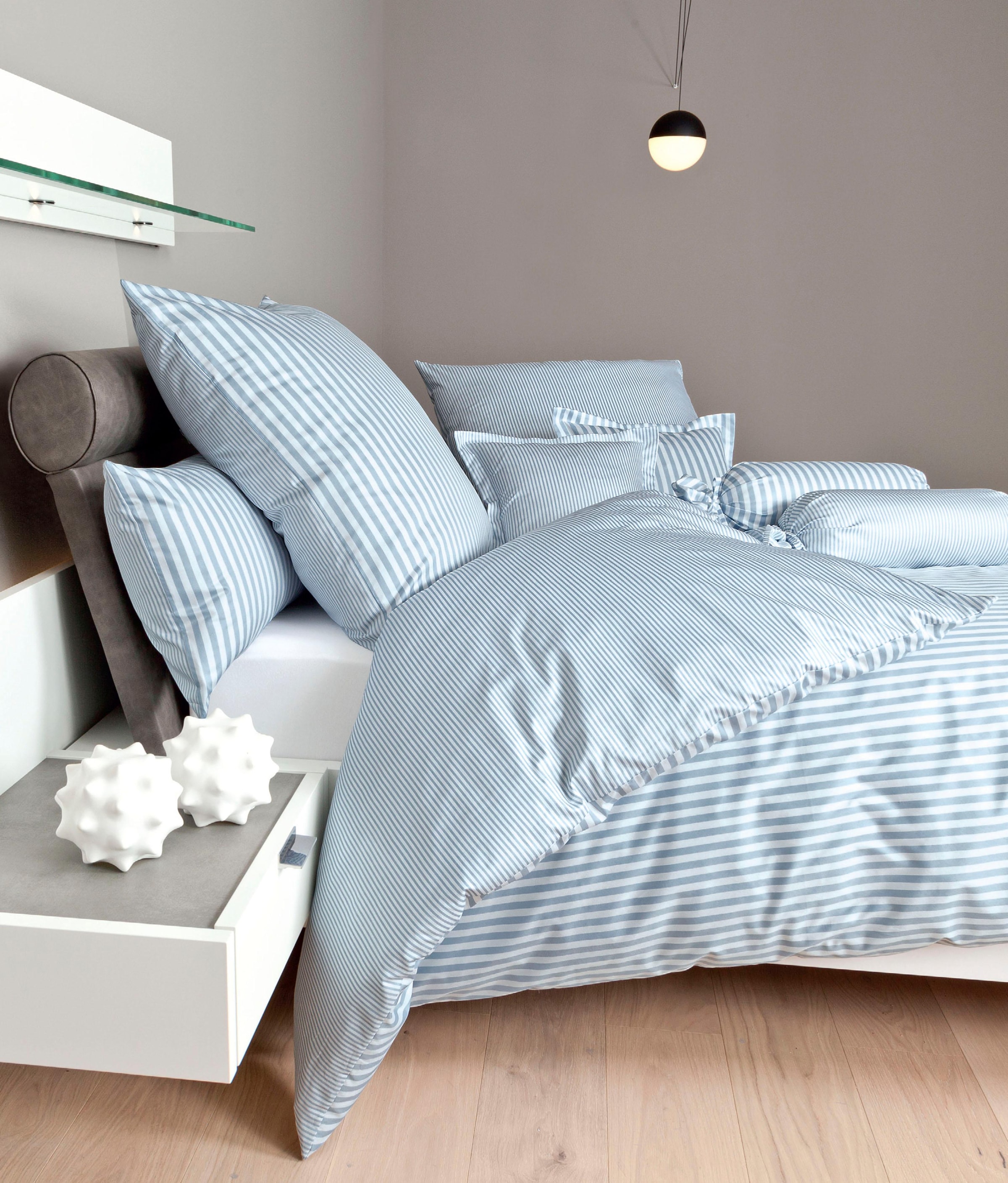 Janine Wendebettwäsche "modernclassic 3912, 100% Baumwolle" 2 Stk. mit Reiß günstig online kaufen