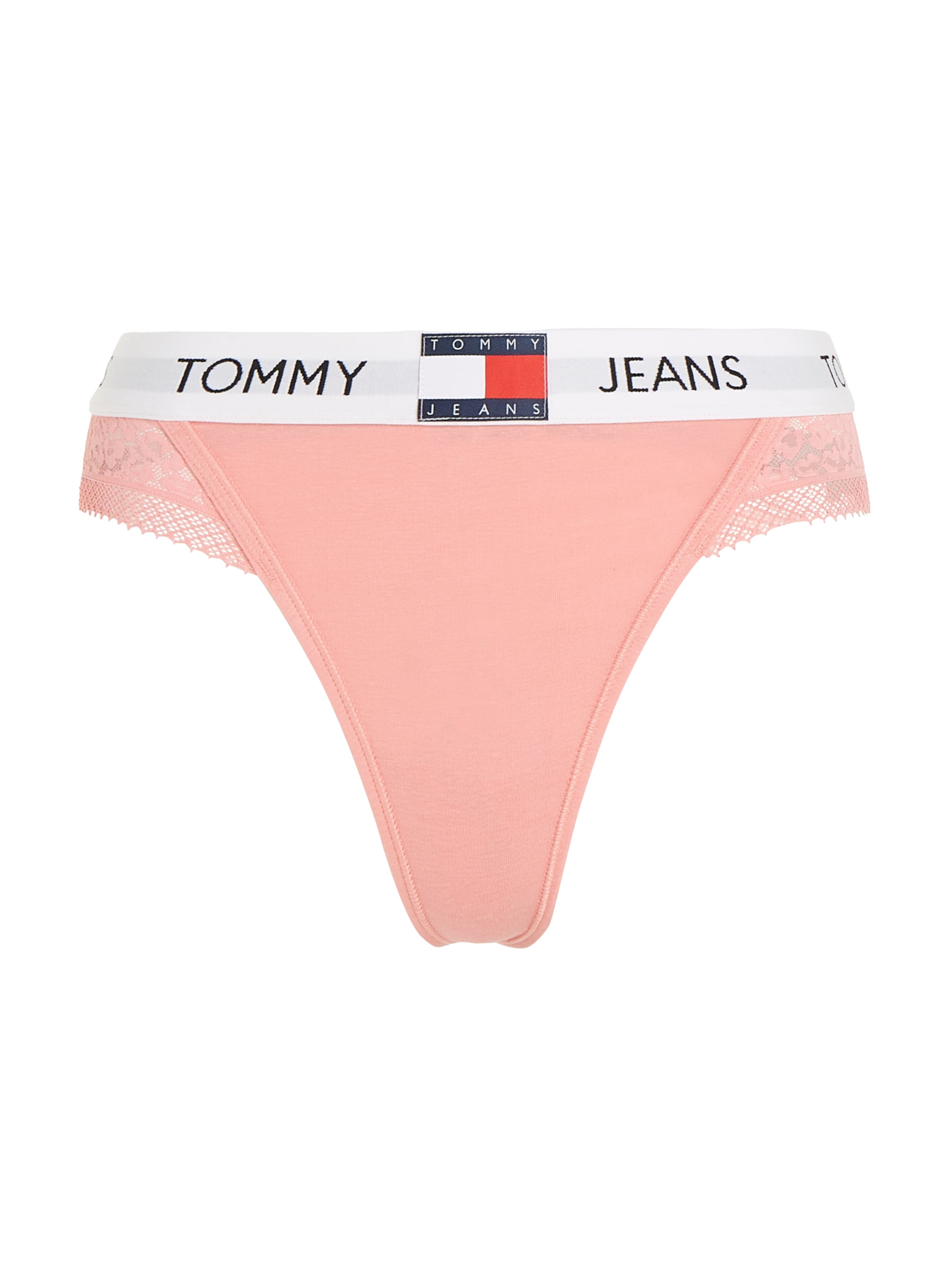 Tommy Hilfiger Underwear Slip »THONG«, mit Spitze & Tommy Hilfiger Logo-Elastikbund
