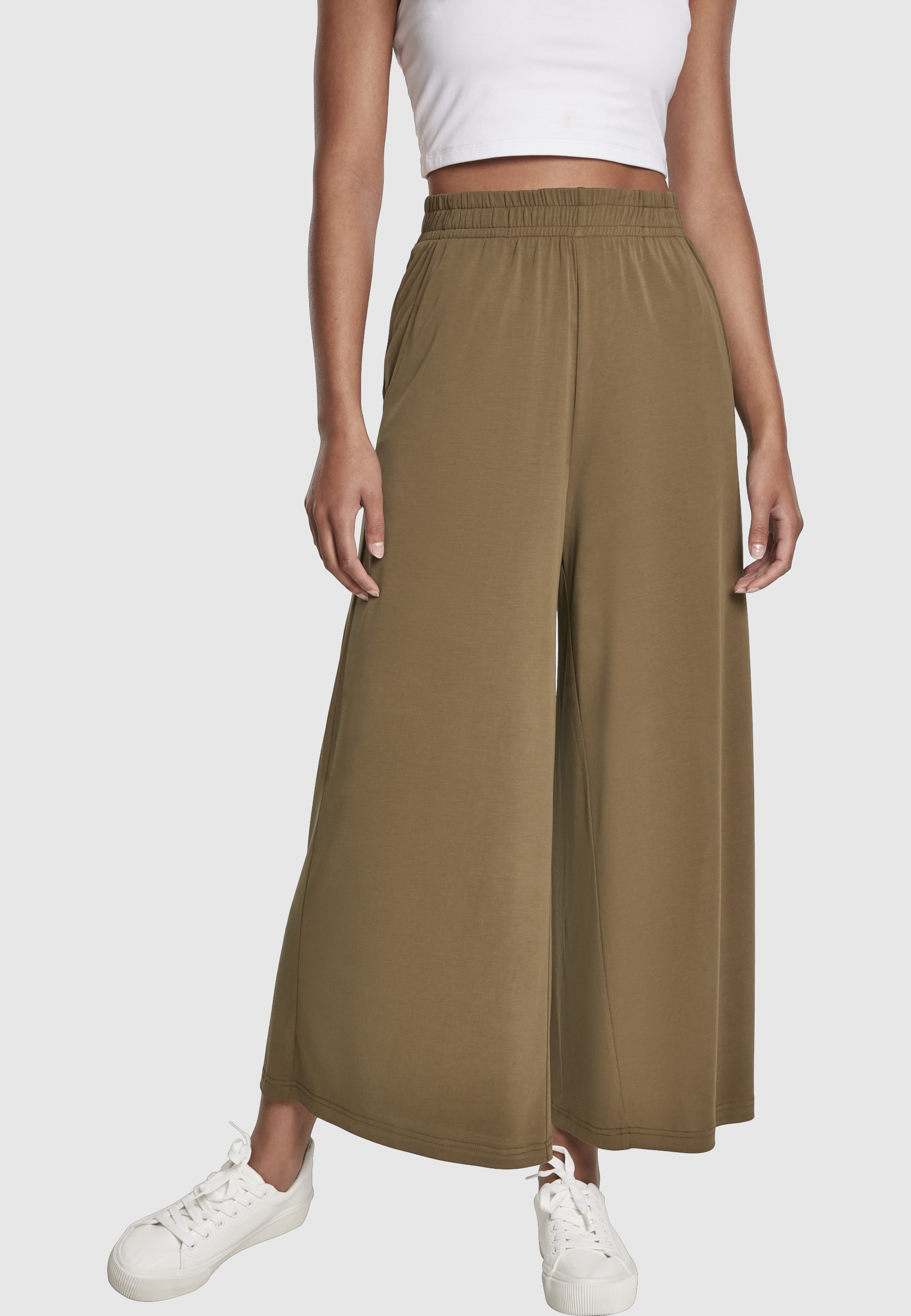 URBAN CLASSICS Stoffhose »Urban Classics Damen Ladies Modal Culotte«