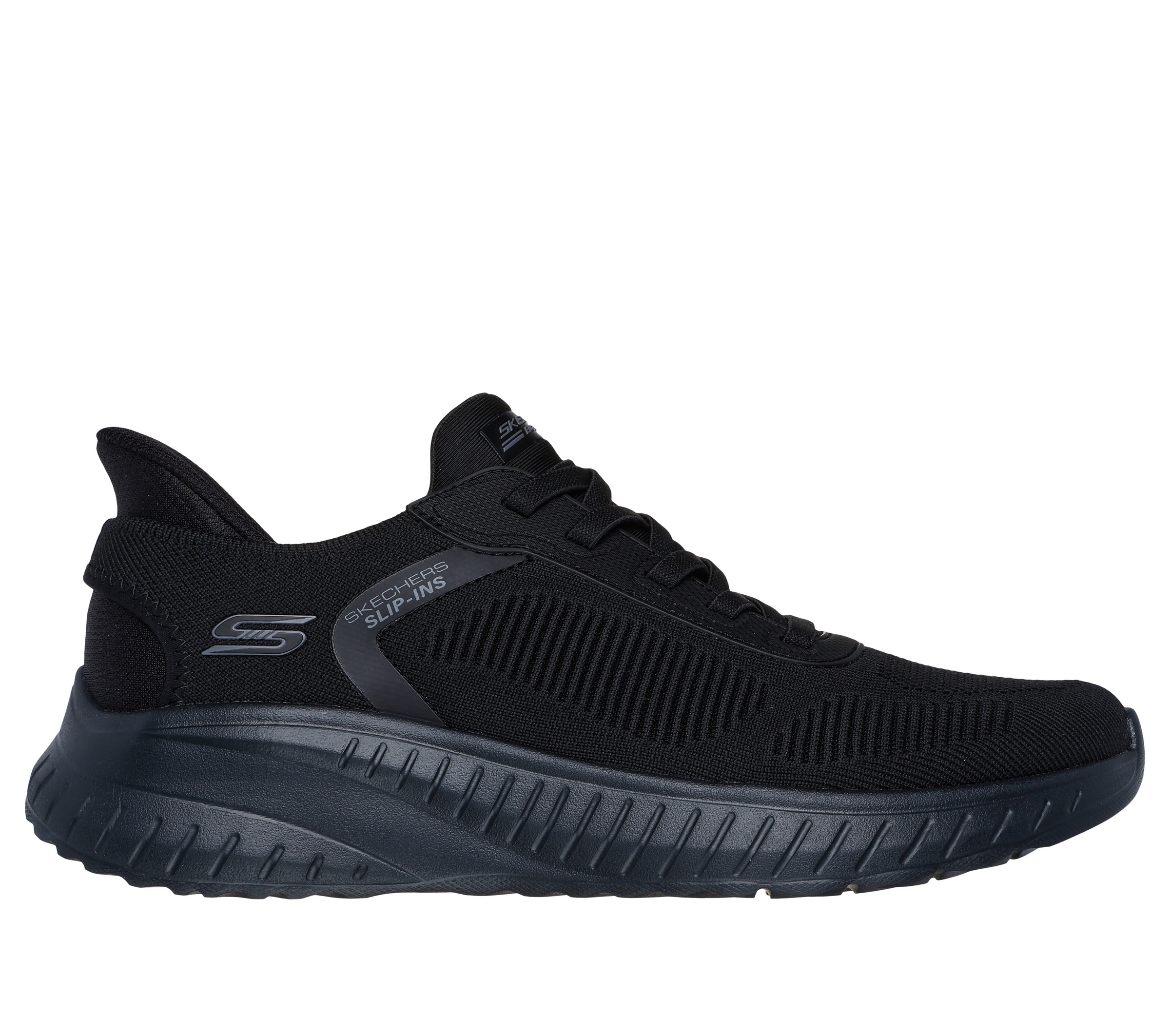 Skechers BOBS Squad Chaos-Solid Step Slip-On Sneaker Black 48.5 3