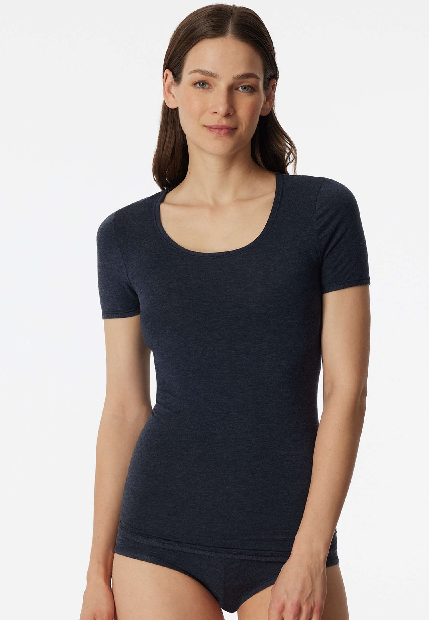 Schiesser Kurzarmshirt "Personal Fit", Rundhalsausschnitt, Single Jersey, o günstig online kaufen
