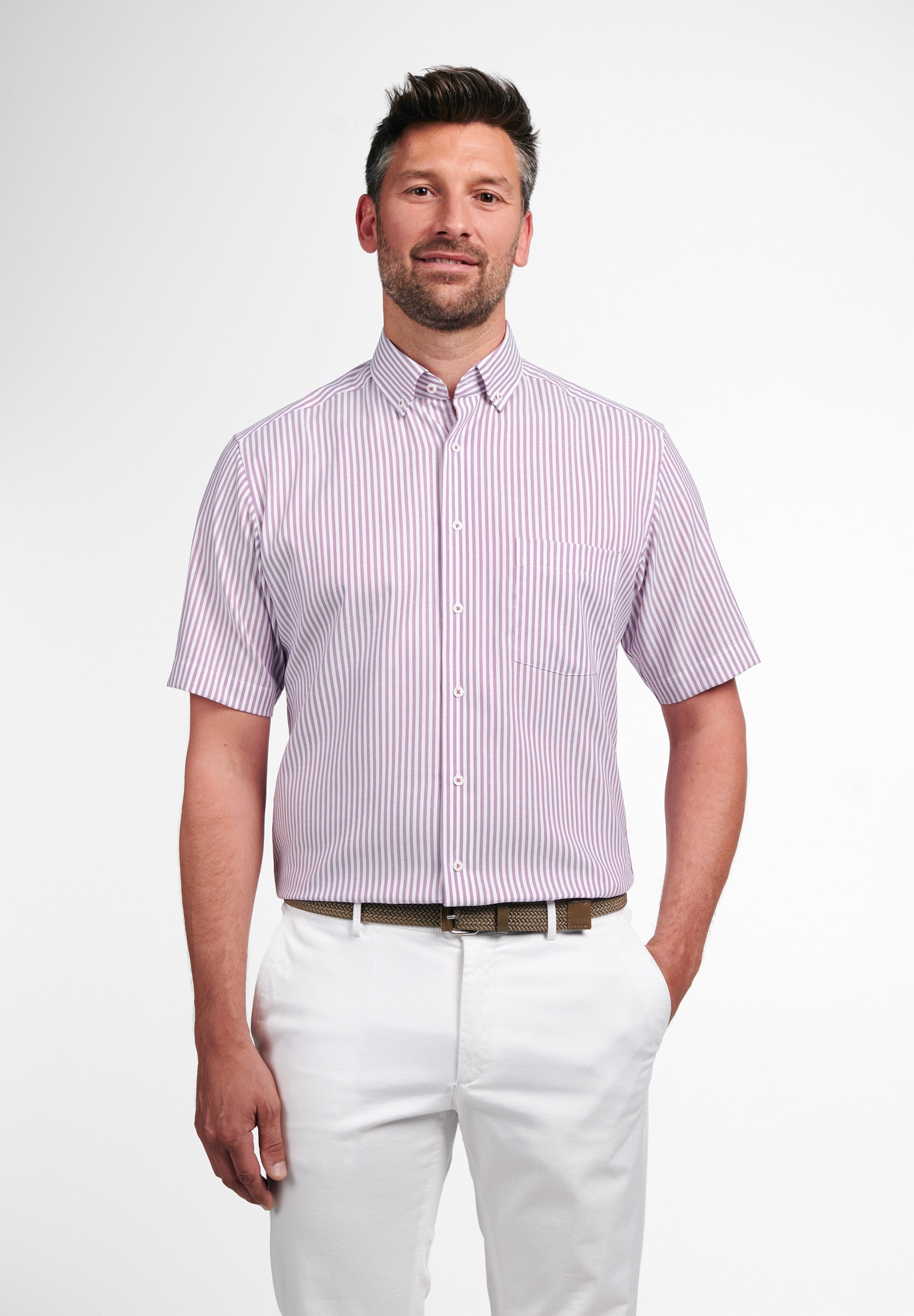 Eterna Kurzarmhemd "MODERN FIT", NON IRON (bügelfrei) günstig online kaufen